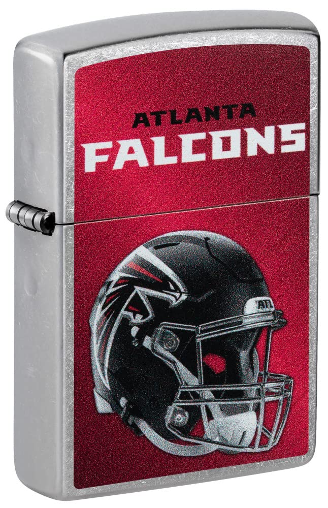 Zippo Nfl Atlanta Falcons Helmet Street Chrome Pocket Lighter
