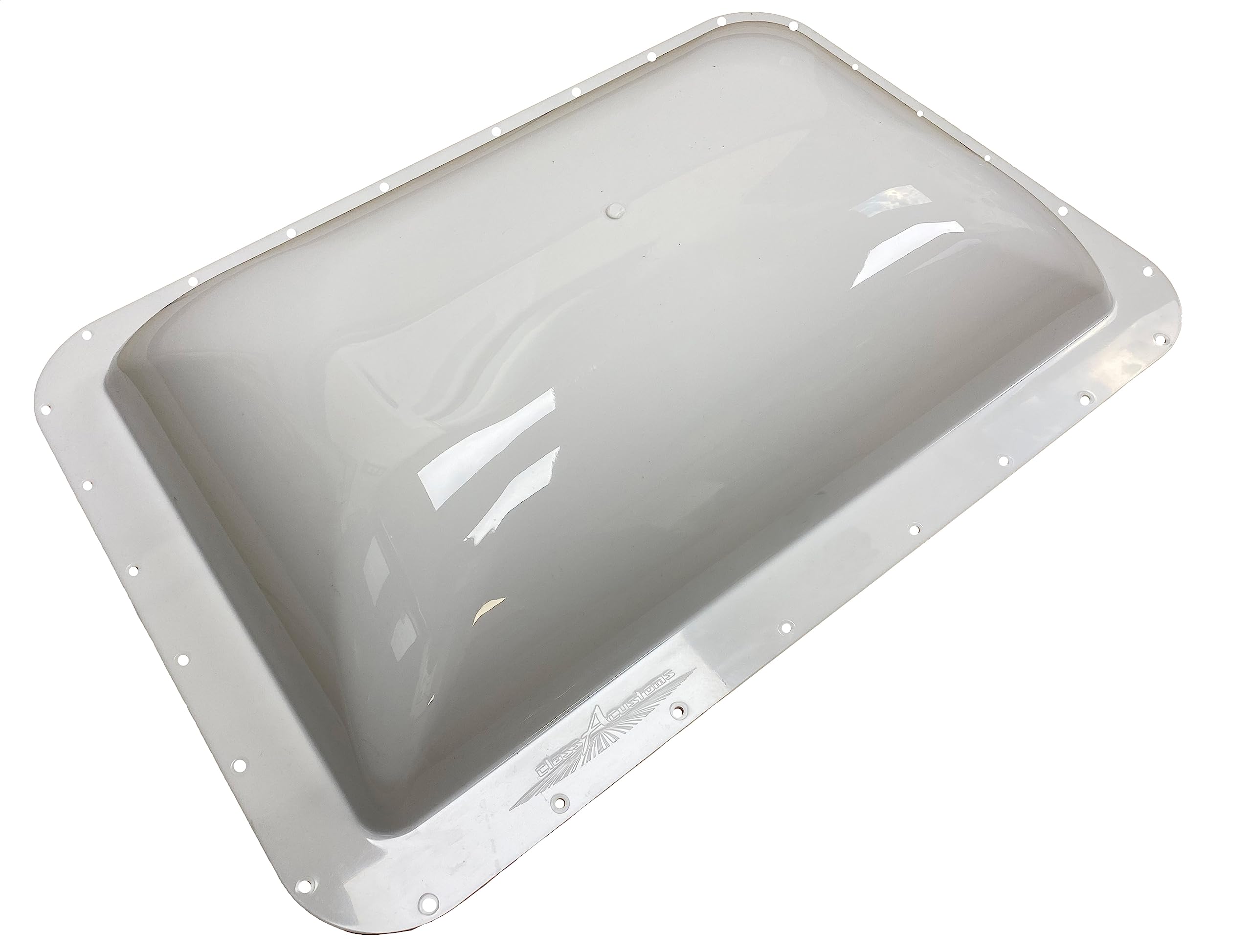 HENG’S INDUSTRIES RV Camper Trailer Skylight, White, 18 x 26 OD / 14 x 22 ID, Model 1826-ESK-WH, Includes Putty Ca