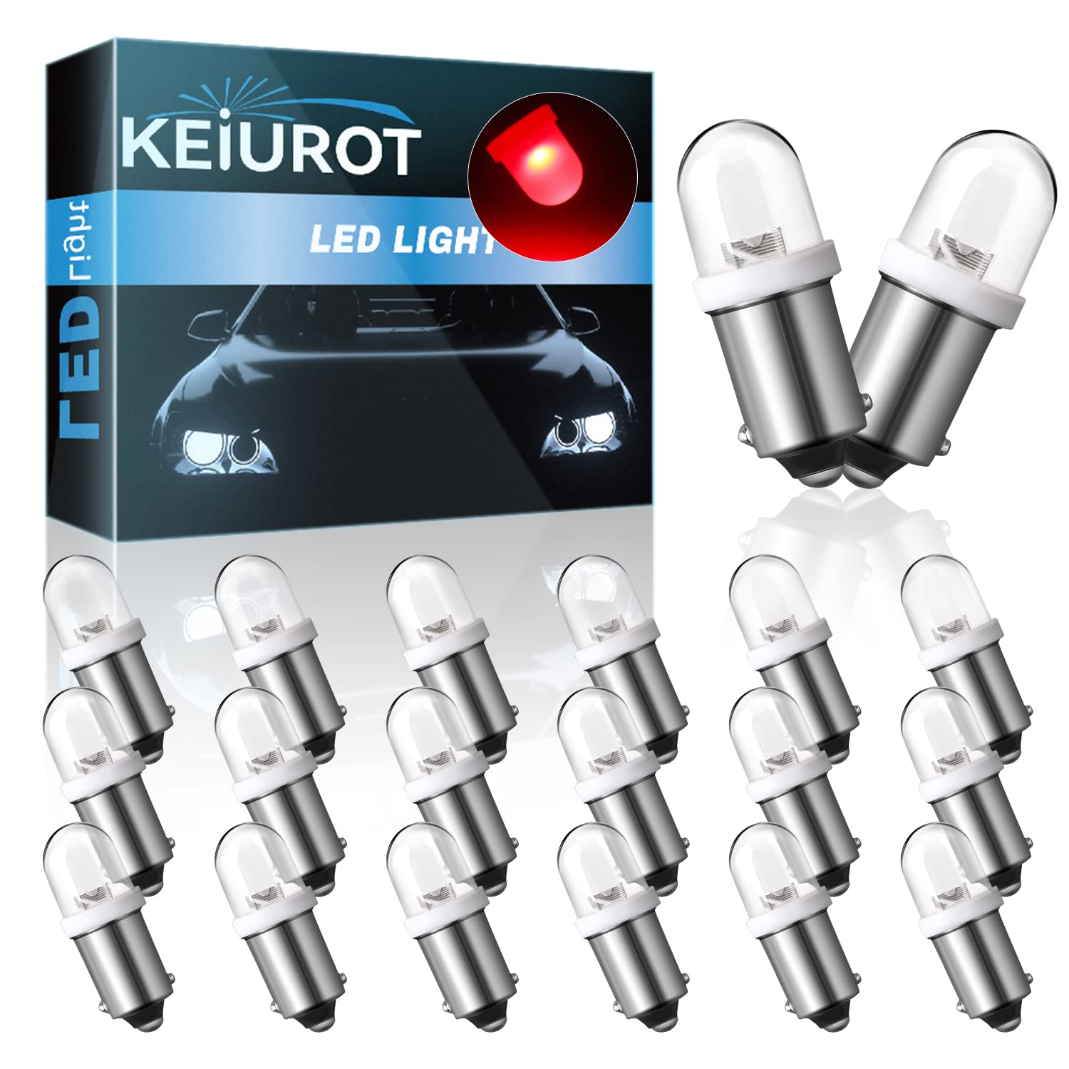 Keiurot Ge44 47 756 755 Bulb For Pinball Led Bulbs Pinball Machine Light Bulb Lamp 1893 1895 1847 Bulb Ba9S 6.3V 6V Led Bulbs Re