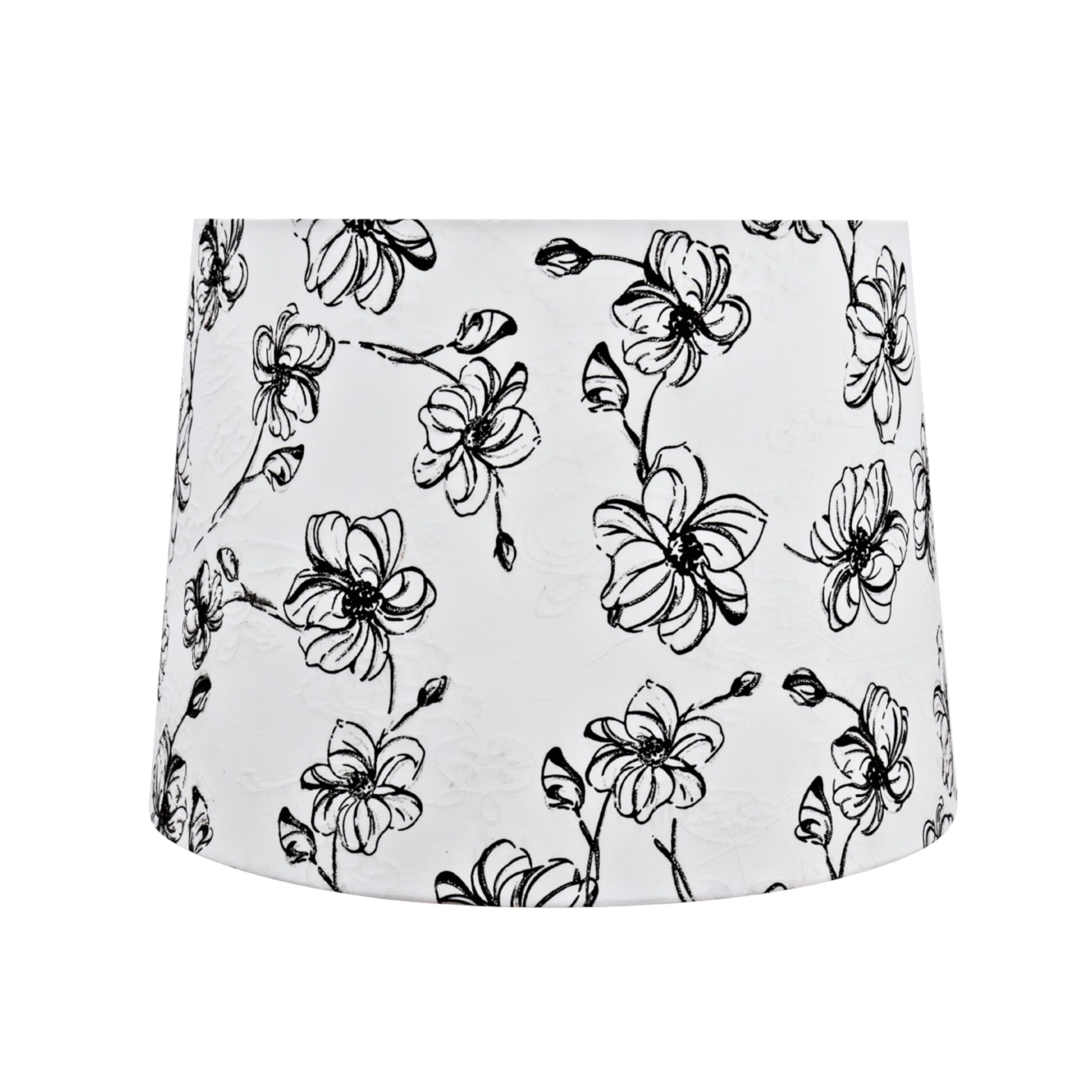 Aspen Creative 32323 Transitional Hardback Empire Shaped Spider Construction Lamp Shade In White, 14&quot; Wide (12&quot; X 14&quot; X 10&quot;)
