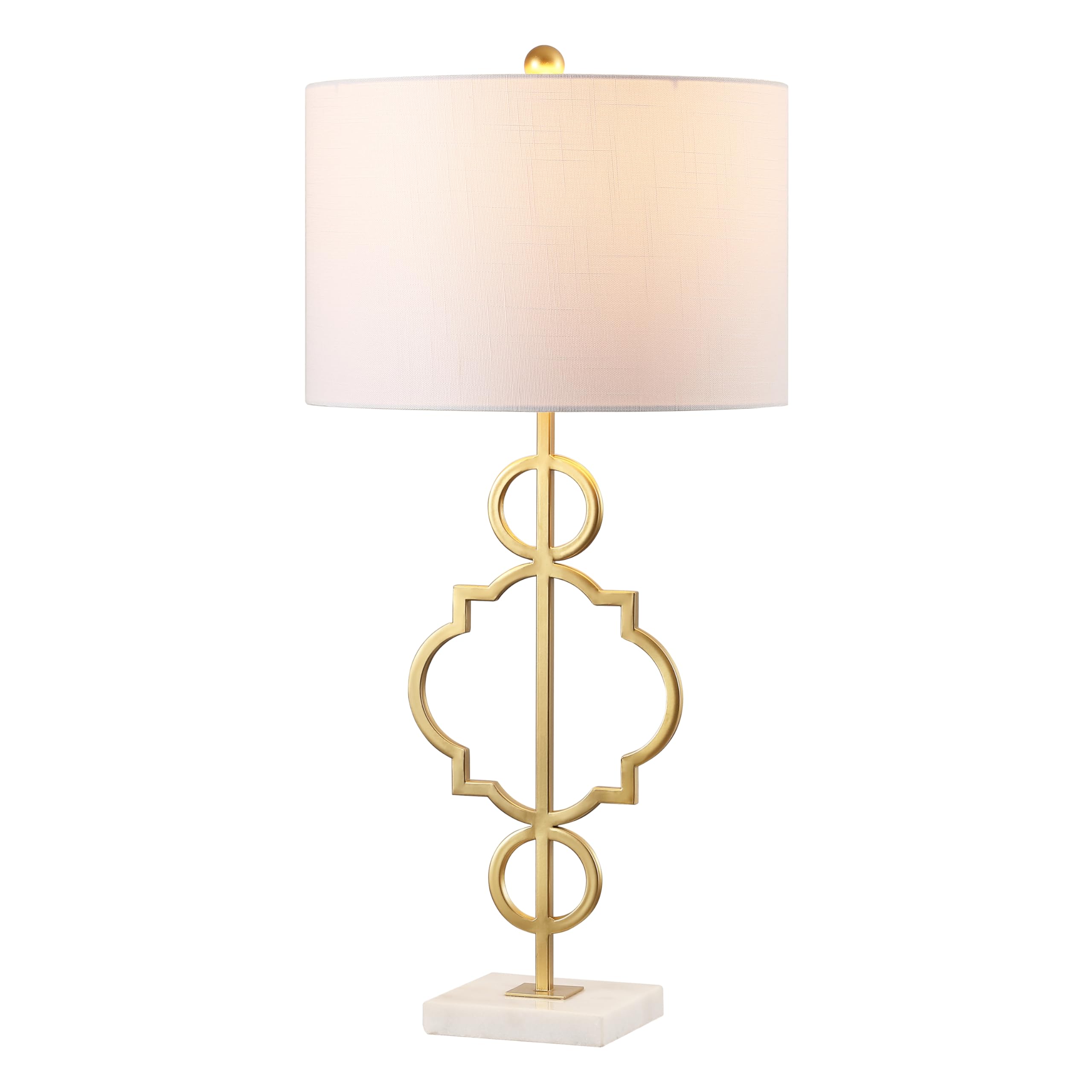 Jonathan Y Jyl3026A July 31'' Metal Led Table Lamp Modern Contemporary Bedside Desk Nightstand Lamp For Bedroom Living Room Offi