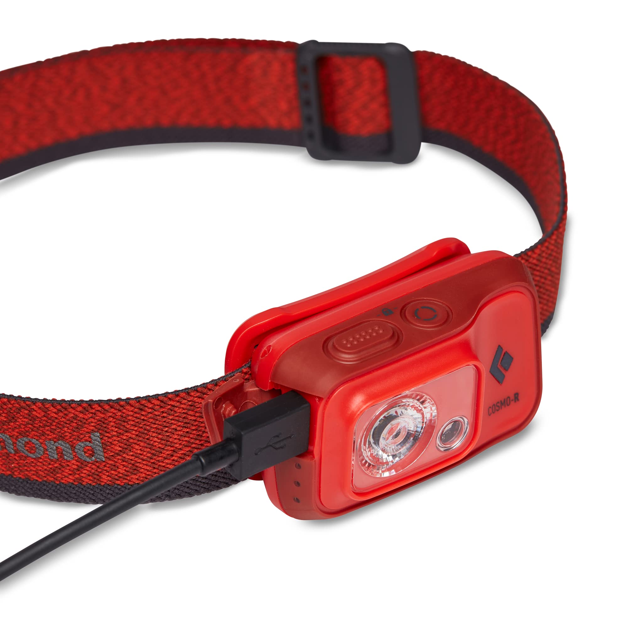 BLACK DIAMOND Cosmo 350-R Rechargeable Headlamp, 350 Lumens, Micro-USB Charging, Waterproof, One Size, Octane