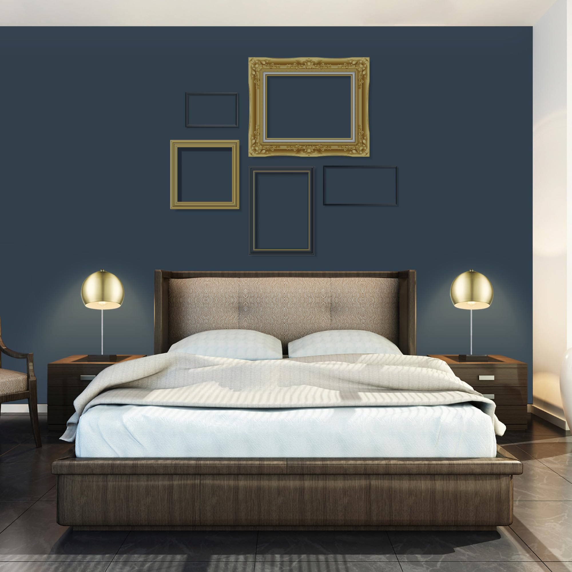 Globe Electric 51577 1-Light Plug-In Or Hardwire Wall Sconce, Matte Brass, White Fabric Cord, In-Line On/Off Rocker Switch, Kitc