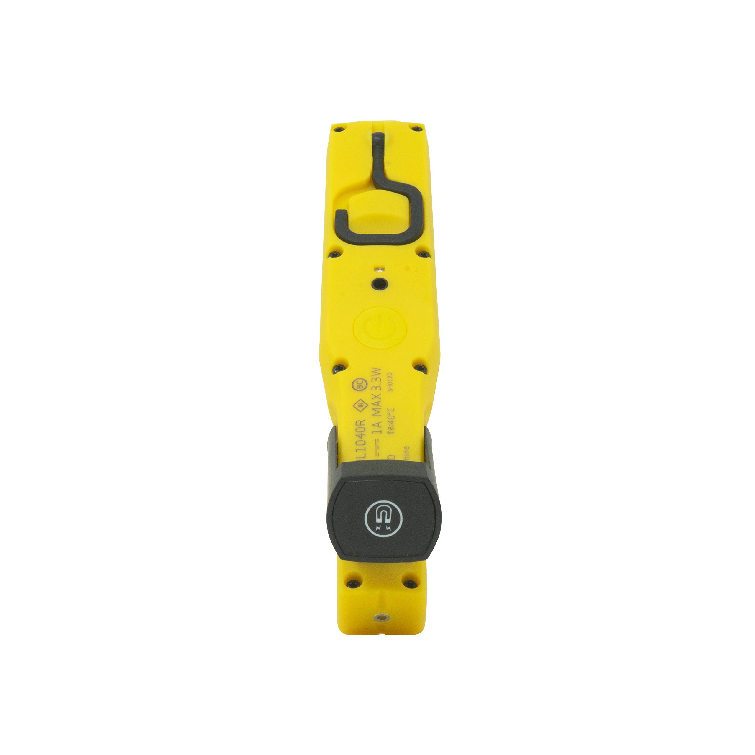 Yellow Jacket 400 Lumen Led Rechargeable Handheld Task Light With Magnetic Base And Hang Hook
