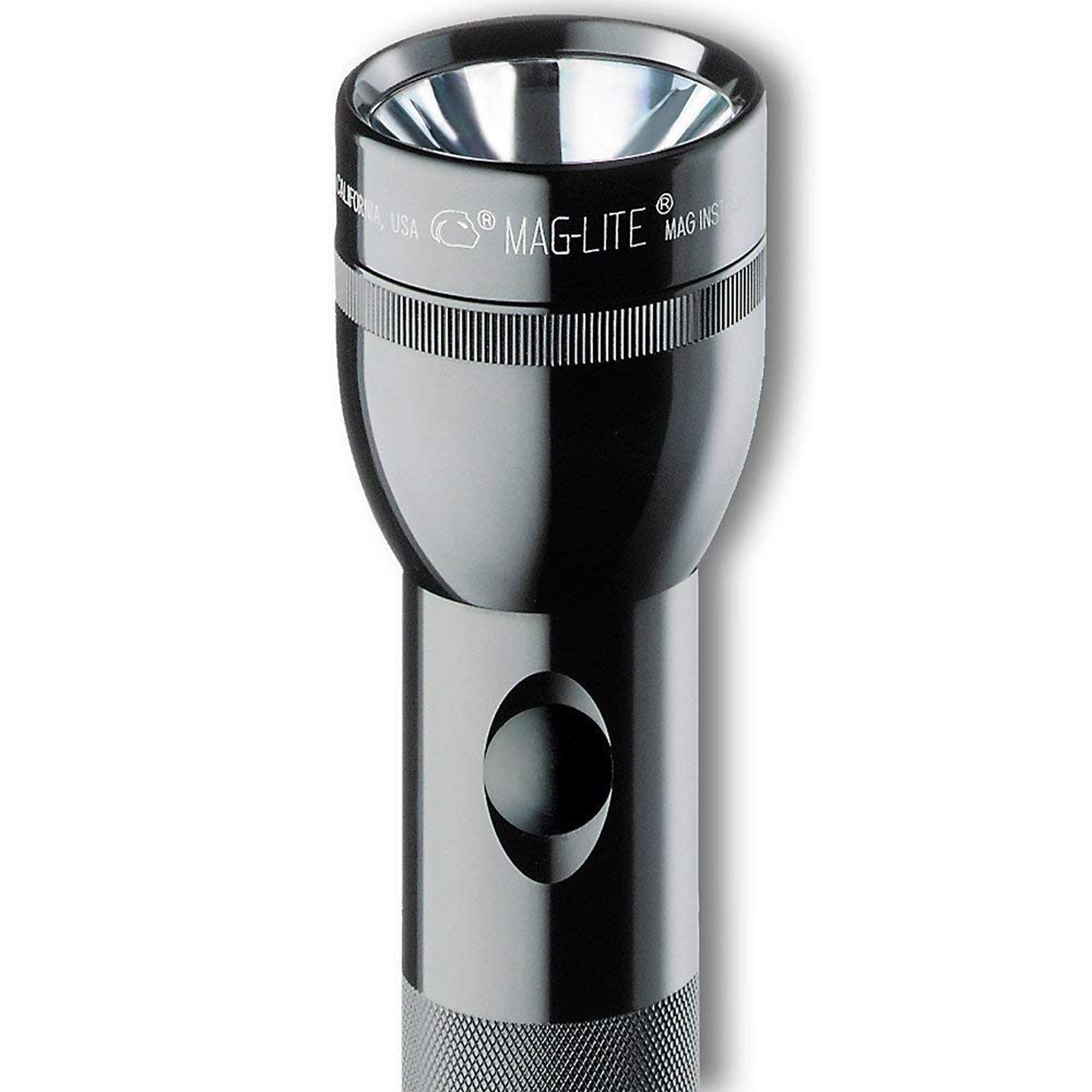 Maglite Heavy-Duty Incandescent 2-Cell D Flashlight  Black