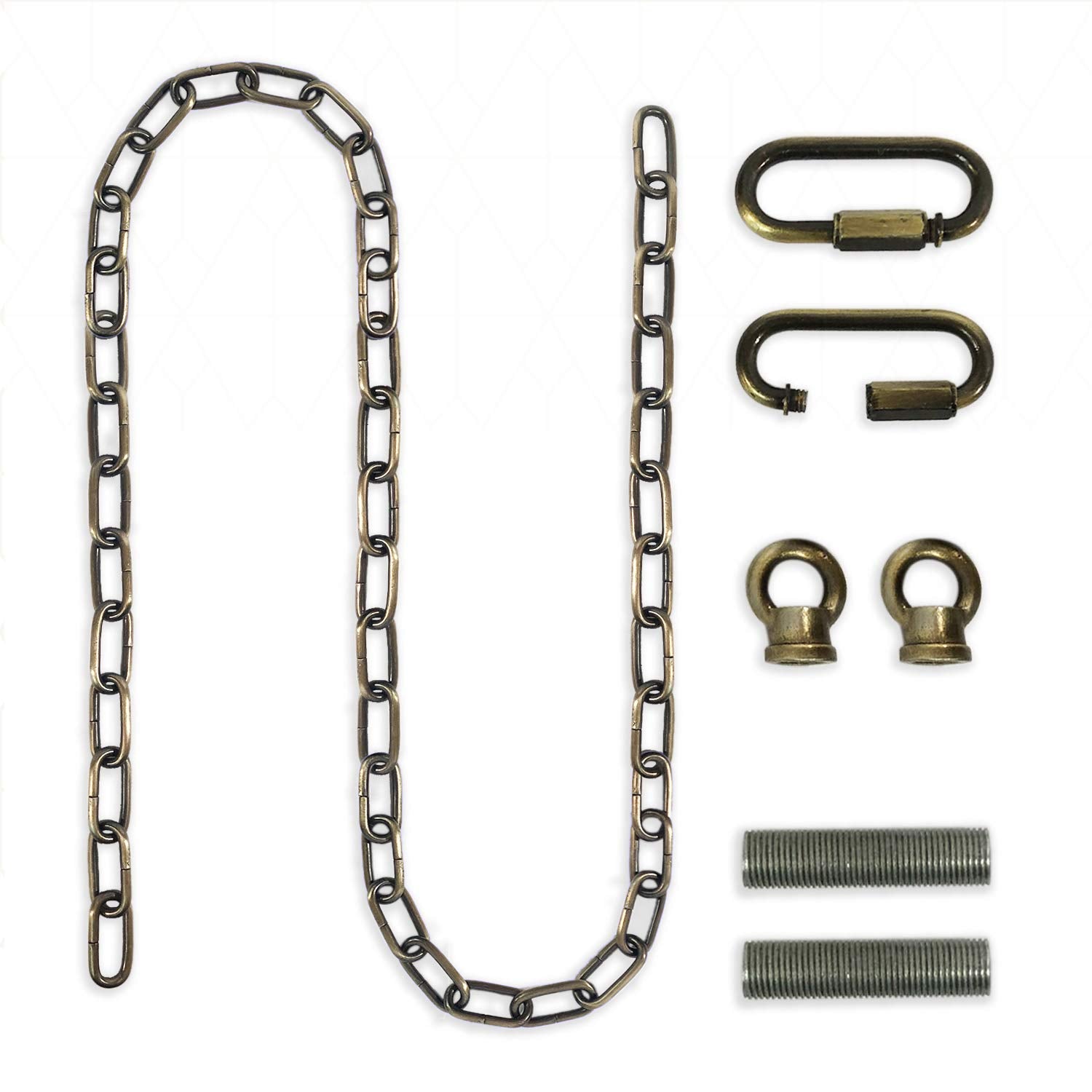 Royal Designs, Inc. LC-2002-AB-6-1 Heavy Duty Lighting Fixture Chain, Antique Brass