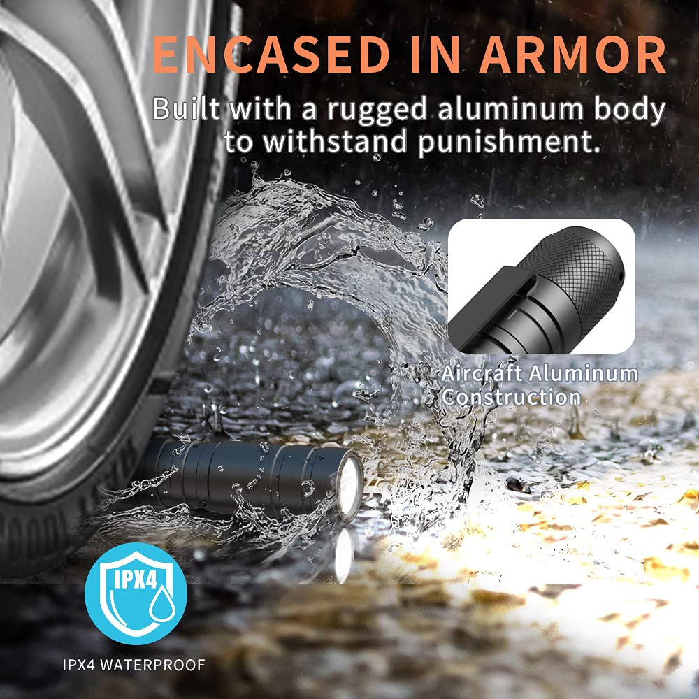 Elfgo Led Pen Light, Zoomable 270 Lumens Mini Flashlight For Nurses, Doctors, Inspection, Repair