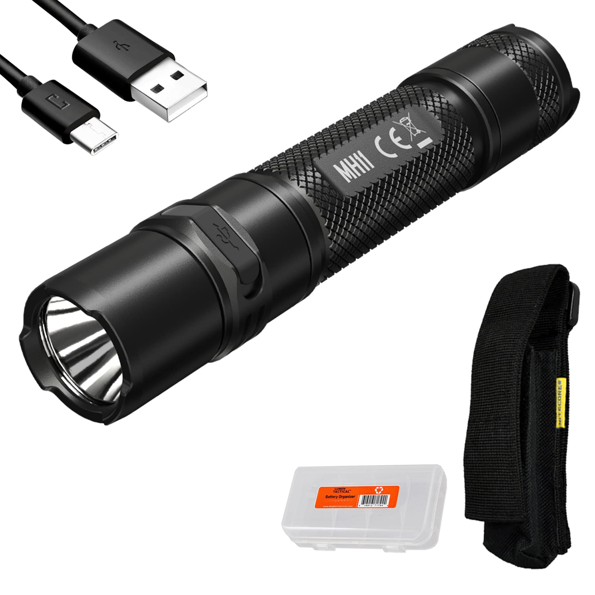 Nitecore MH11 Rechargeable Flashlight  1000 Lumen LED EDC Compact Pocket Light