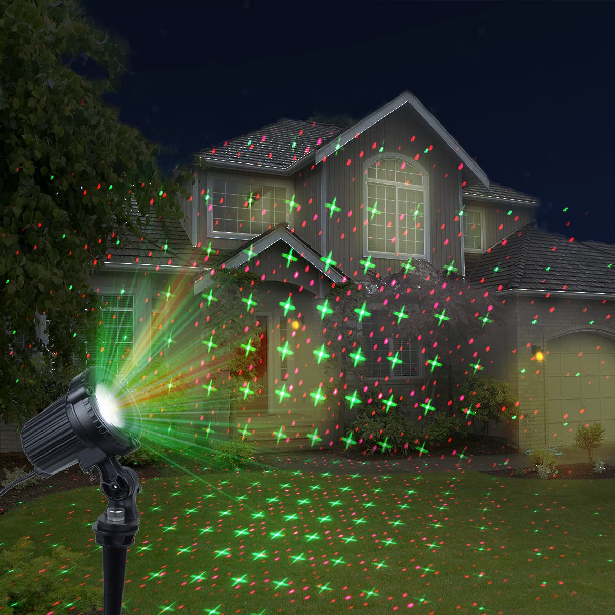 Mhazdze Outdoor Christmas Laser Light
