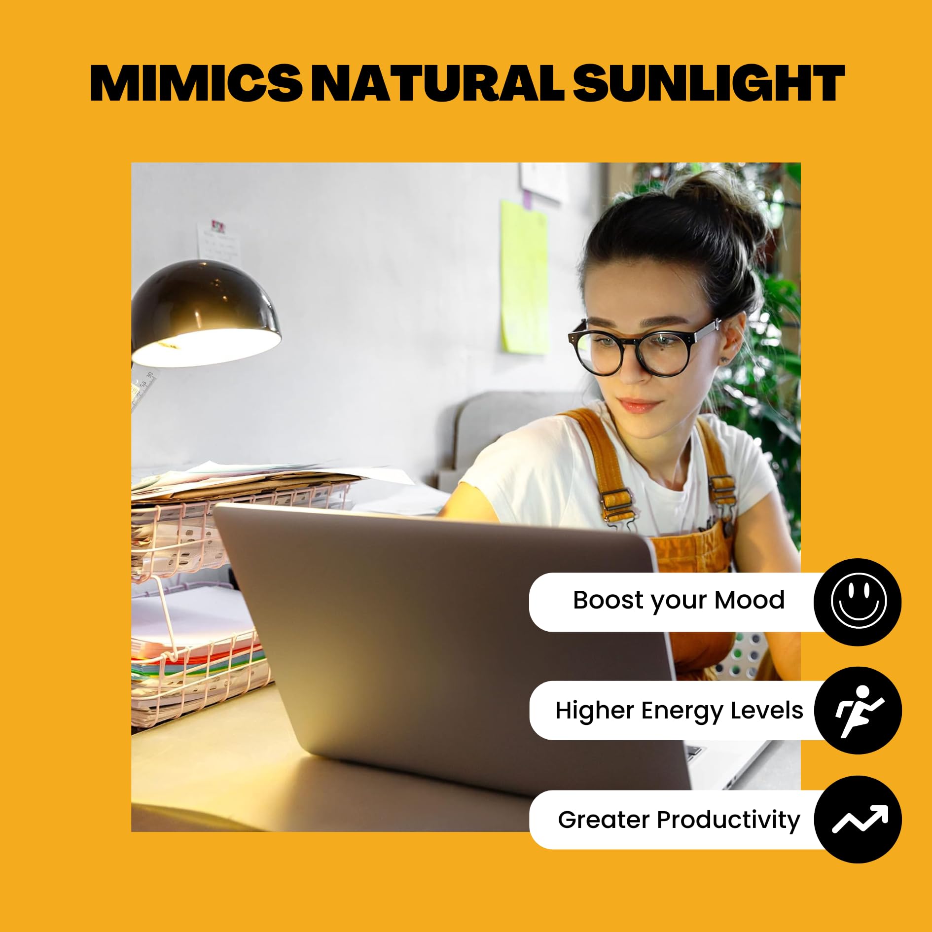 Norb Everyday Sun Light Bulb - Soft Full Spectrum Wellness Lighting With Sun-Mimicking Technology For Energy, Mood & Performance