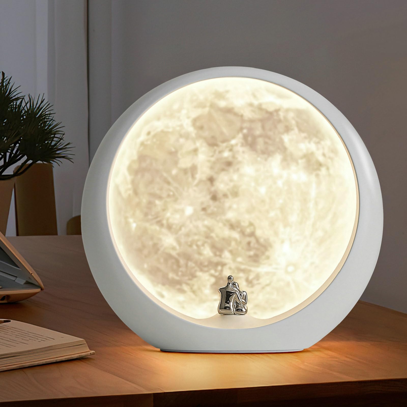 Mamre Super Moon Lamp Table Lamp Gift Special Women'S Gift For Bedroom Living Room Suprise Gift For Valentine'S Day Birthday Wed