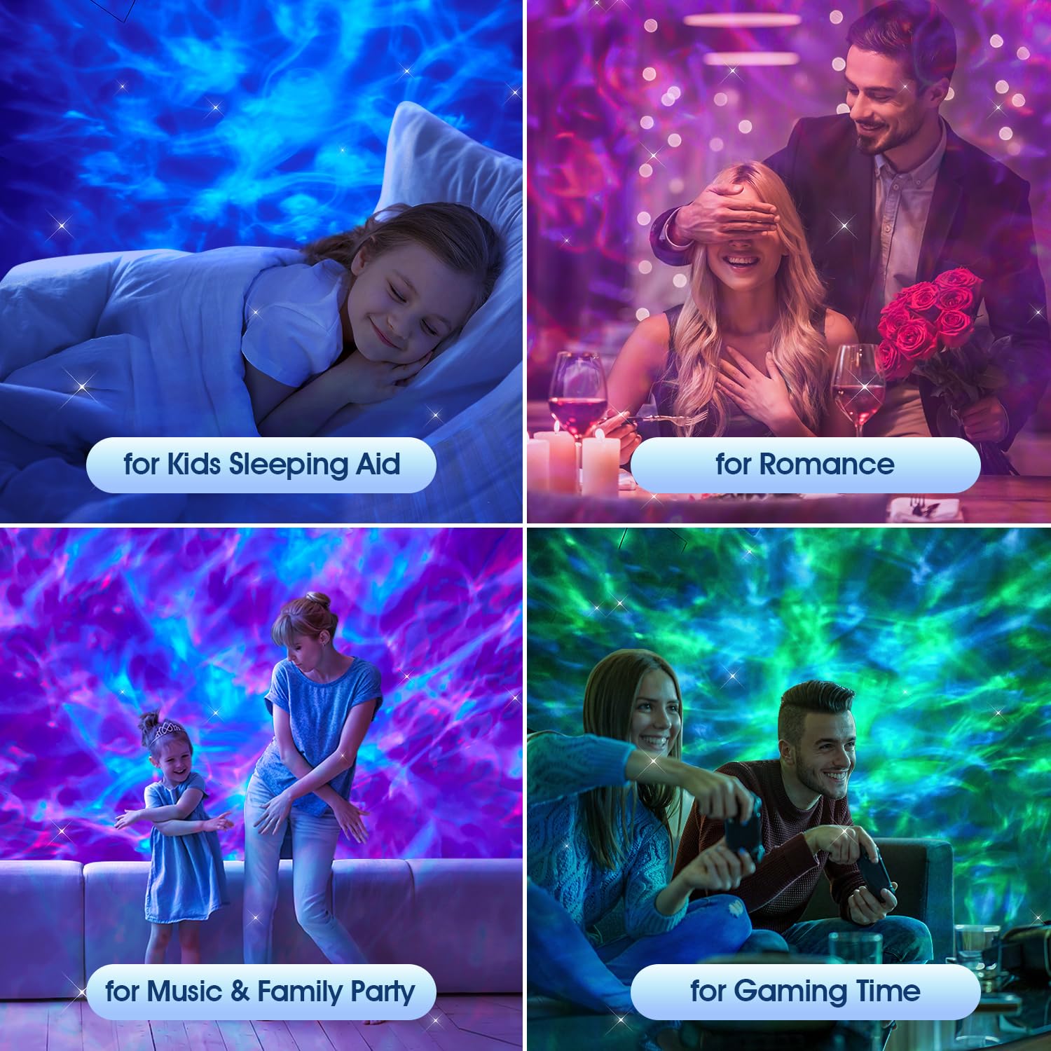 Galaxy Projector, Star Projector Galaxy Light With Timer & Remote & White Noises, Galaxy Projector For Bedroom Decoration, Galax