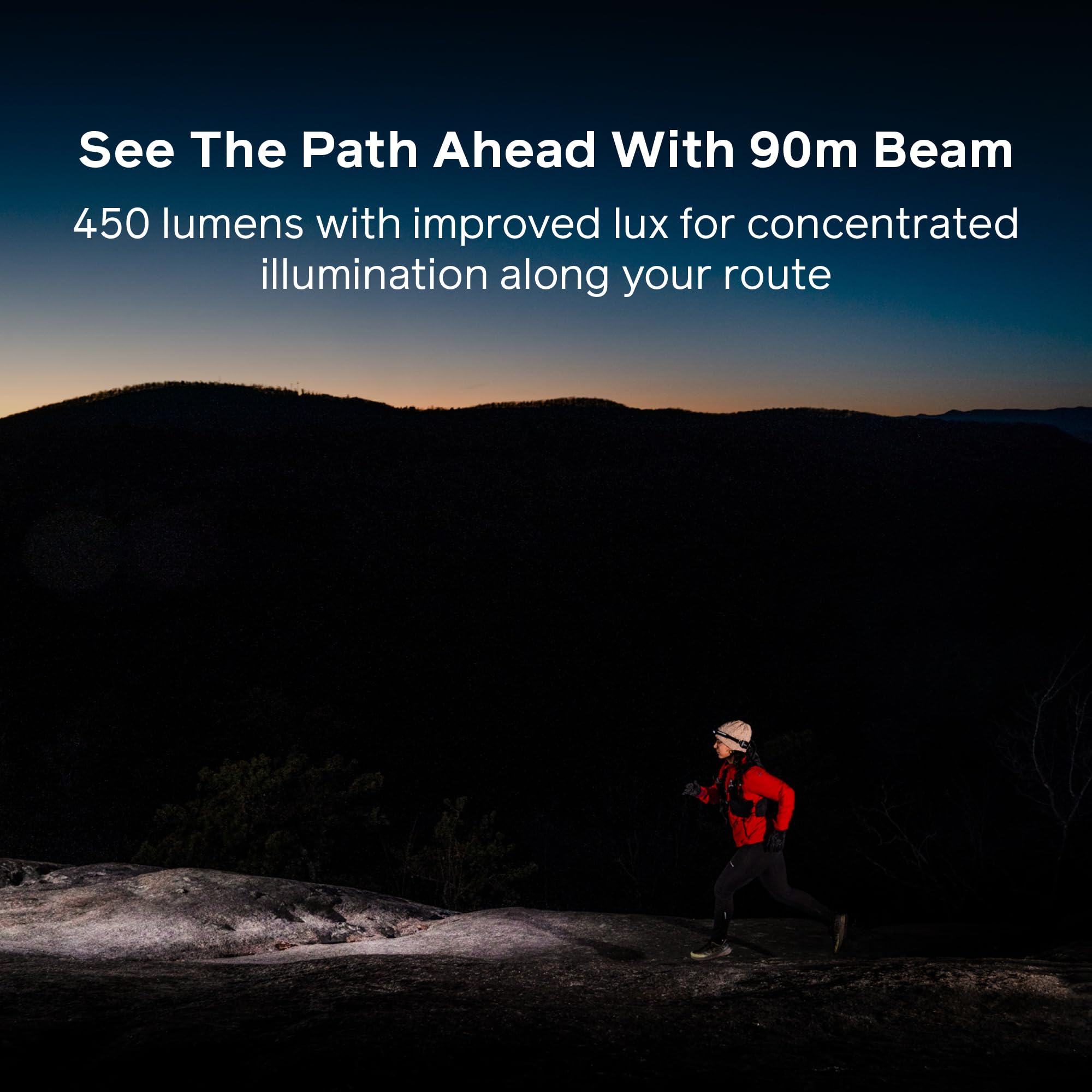 Biolite Dash 450 Rechargeable 450-Lumen Headlamp, Ocean Teal