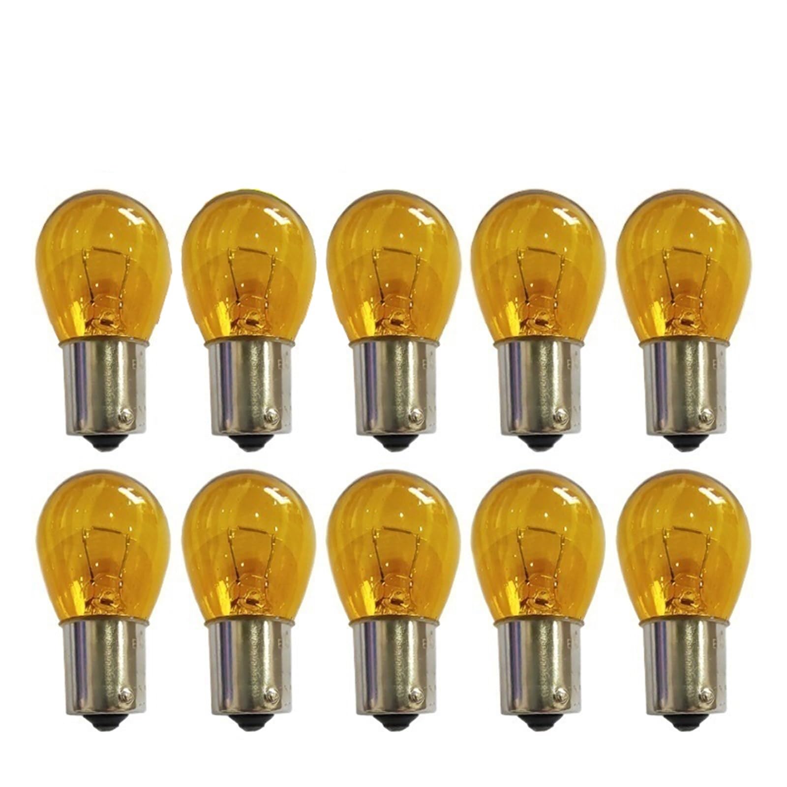 KYPSZQPSH Car LED Turn Singal Light BAY15D BA15S PY21W BAU15S BAY15D 308 21/5W S25 1141 BA15S Brake Bulbs (Color : 4pc, Size : A