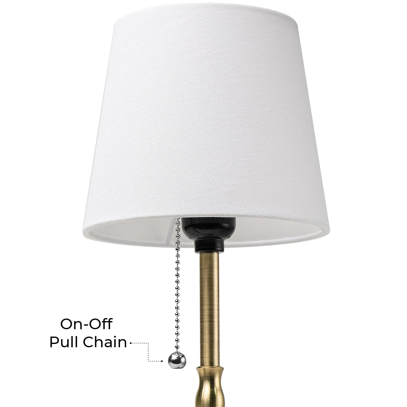 Nurforta LED Table Lamp - Rechargeable Brass Cordless Night Lamp, 3 Level Brightness for Home, Bedroom, Dining, Camping