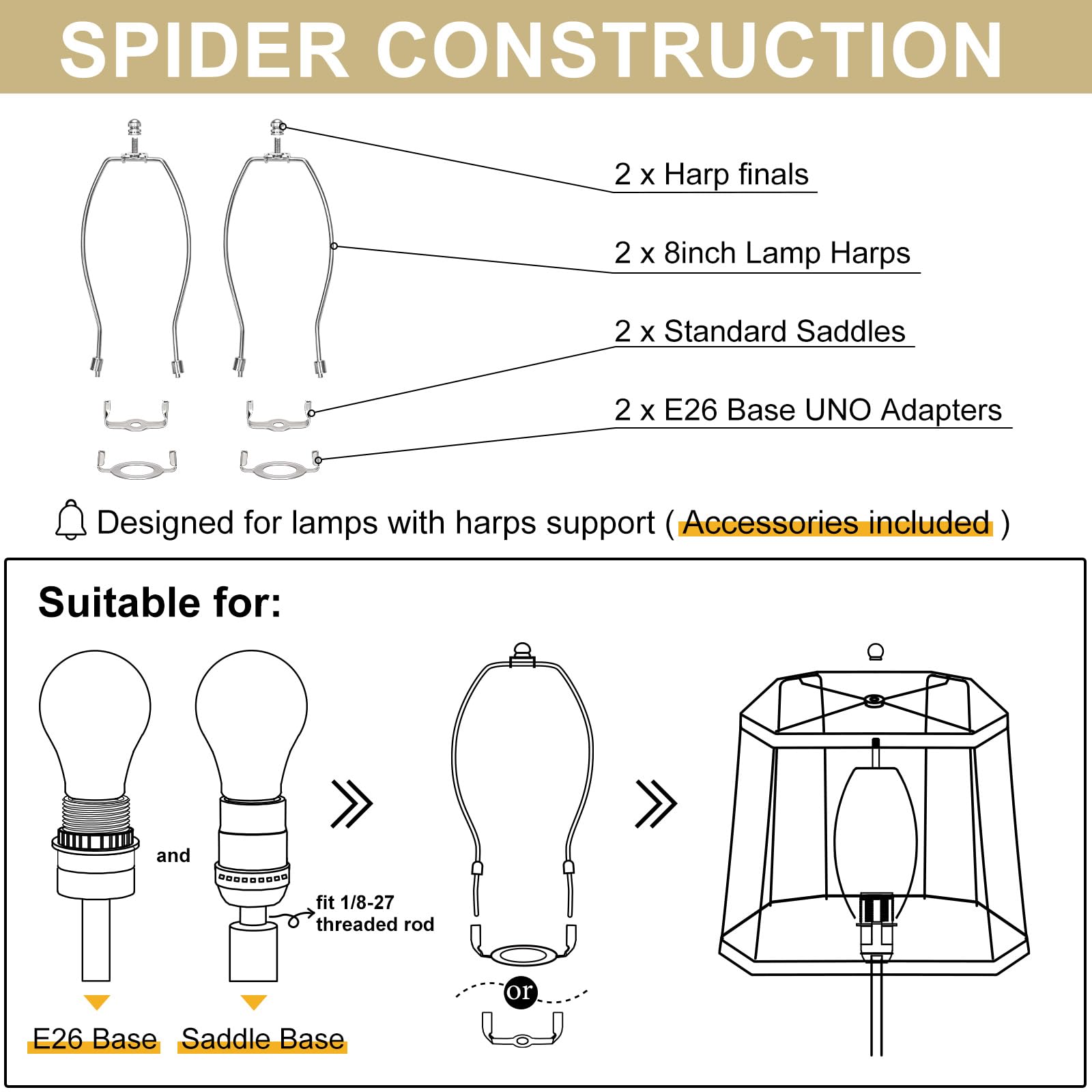 White Lamp Shades Set Of 2, 10.5'' X 10''X 13'' Rectangle Cut Corner Medium Lampshades Natural Linen Hand Crafted, Include 2 Pac