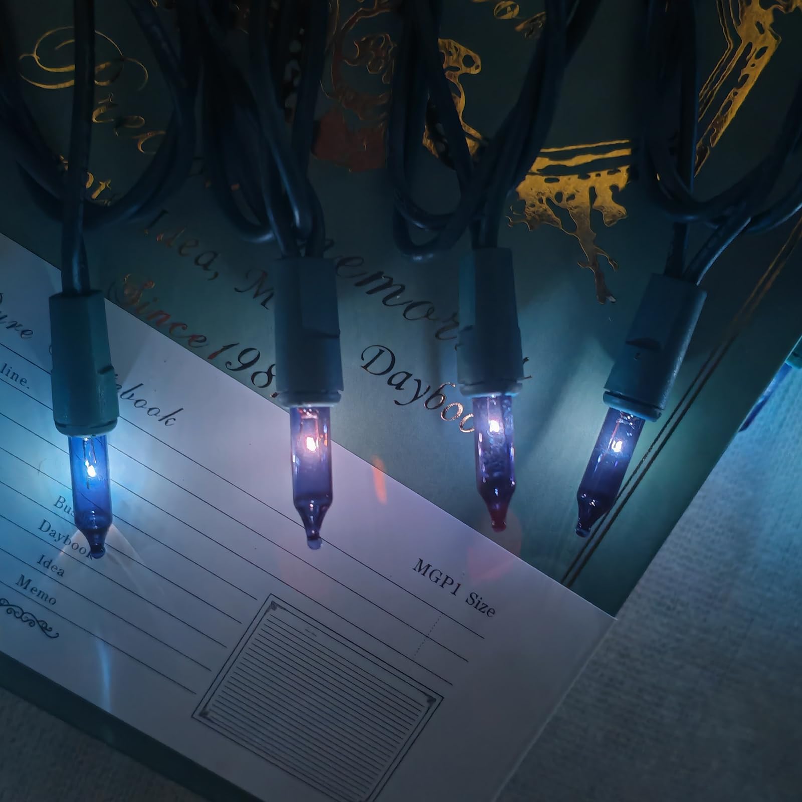 Hishiny Christmas Lights 100 Count Blue Christmas Tree String Lights With Green Wire For Outdoor Indoor Christmas Decorations Wedding Decorations Valentines Day Decor Ul Certified (21Feet)