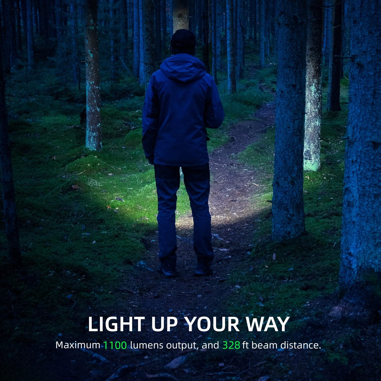 Aplos L01 1100 Lumens Rechargeable Mini Edc Flashlight, Magnetic Base & Clip, Bright Pocket Flashlight For Outdoor, Emergencies,