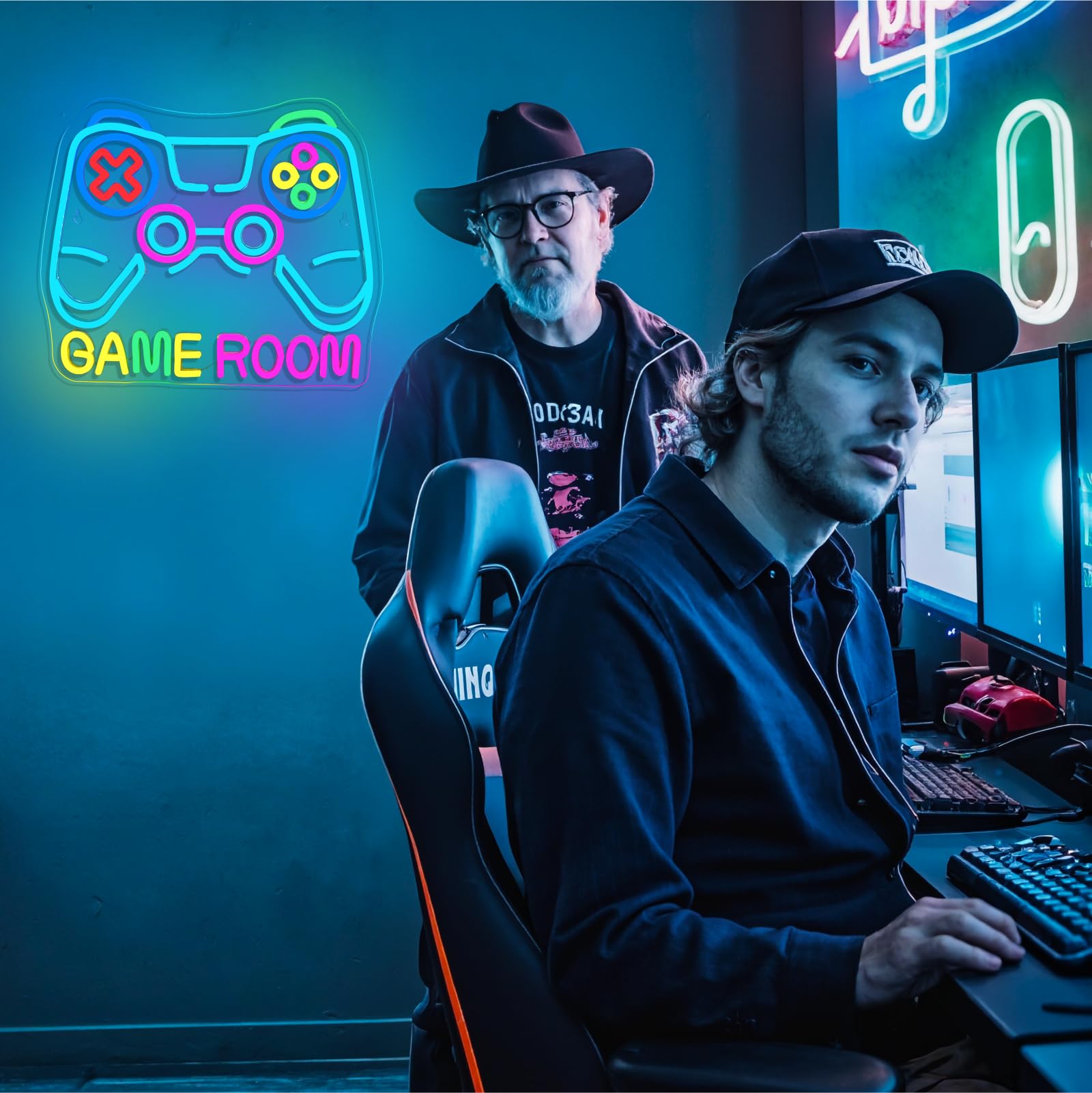 Gamerneon Game Room Neon Sign Gaming Neon Signs For Wall Decor Gameing On Led Light For Man Cave Bar Club Decor Game Players Gam