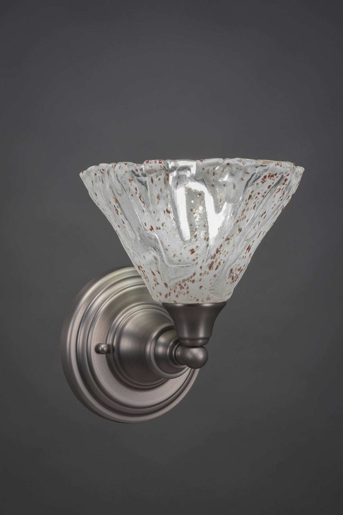 Toltec Lighting 1 Light Wall Sconce In Brushed Nickel (40-Bn-7195)
