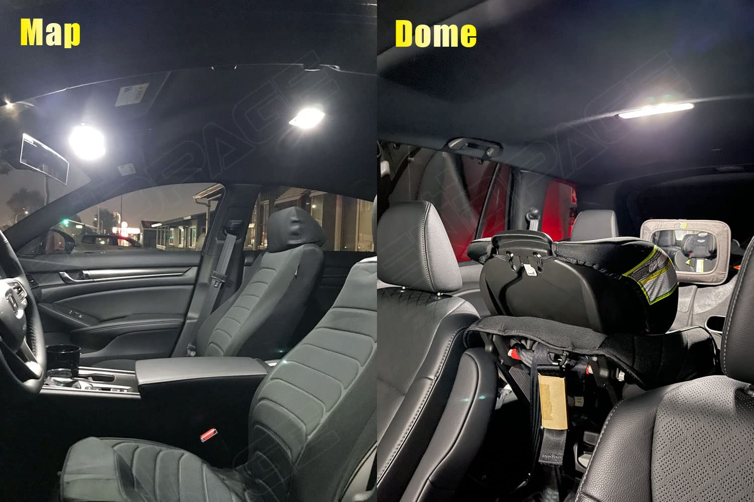 ENDPAGE 14-Piece LED Interior Light Kit for Honda Accord (2013-2022) - Xenon White, Includes License Plate Lights & Install Tool