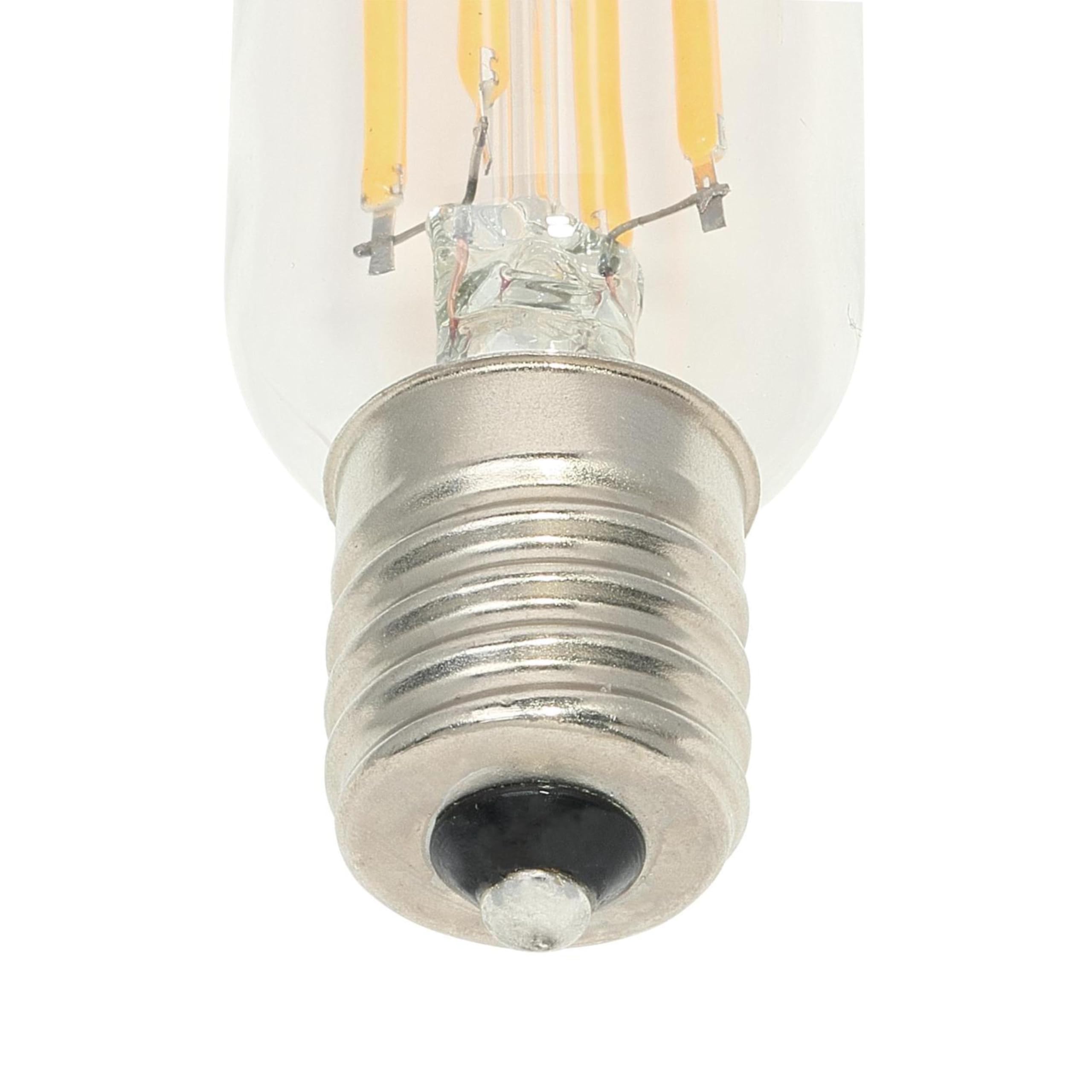 Westinghouse Lighting 5336020 5 Watt (60 Watt Equivalent) T8 Dimmable Clear Filament Led Light Bulb, Intermediate Base, 6 Pack
