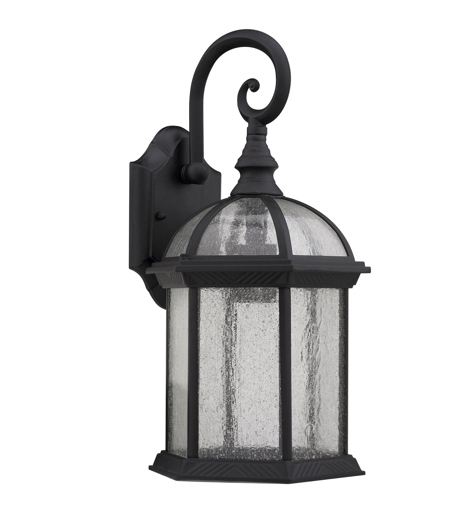 Chloe Lighting Ch21611Bk19-Od1 1 Light Outdoor Wall Sconce, Black, 19.25 X 9.88 X 9.63 X Inch