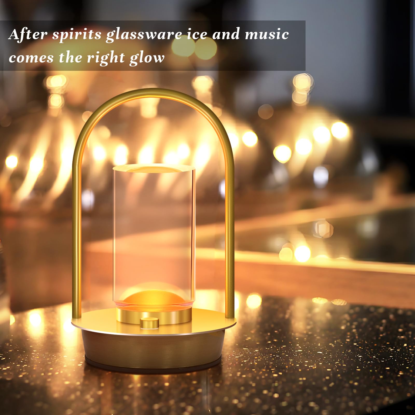 Aoteam Portable Metal Table Lamp For Outdoor Indoor 3 Colors Cordless Table Lamp Rechargeable Dimmable Battery Powered Small Des