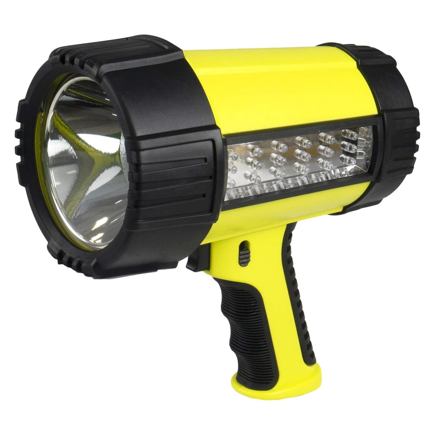 Wagan EL2484 Brite Nite 2 Million LED Spotlight Lantern, Waterproof, Rechargeable, Silver