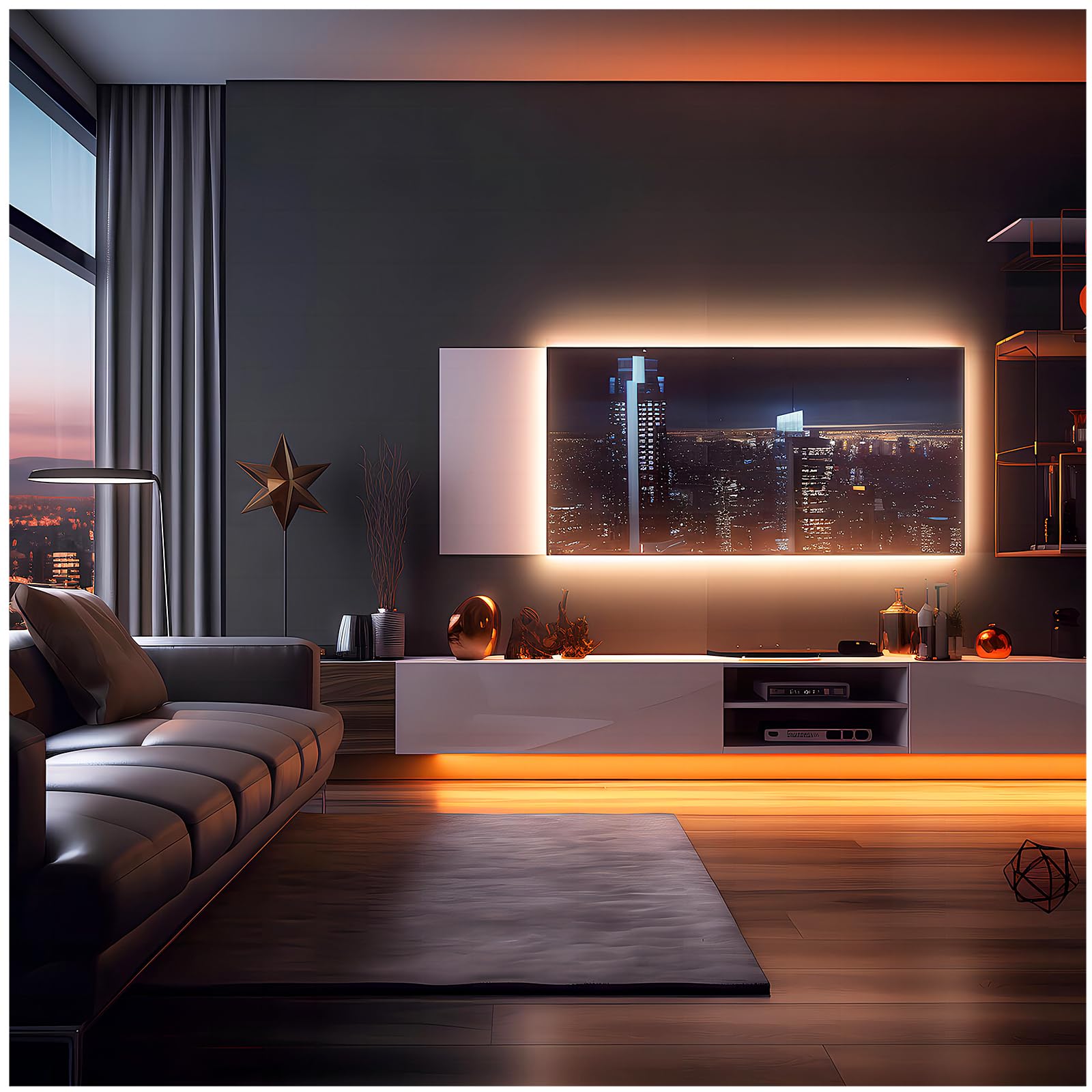 Uvtaoyuan Led Strip Lights 5V Usb 6.56Ft/2M 640 Leds Touch Stepless Dimmable Cob Led Strip Light 3000K Warm White 10W Flexible L