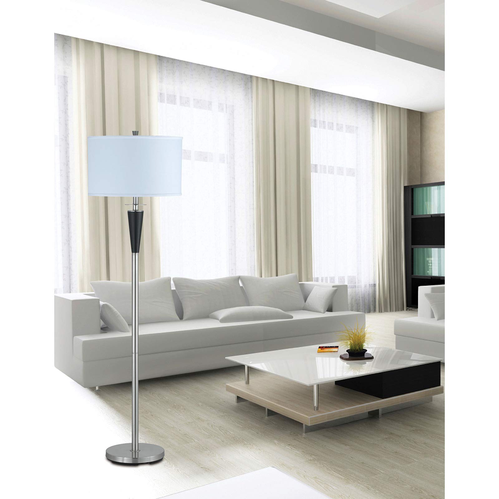 Cal Lighting Calla-8002Fl-1Bs Transitional One Floor Lamp Lighting Accessories