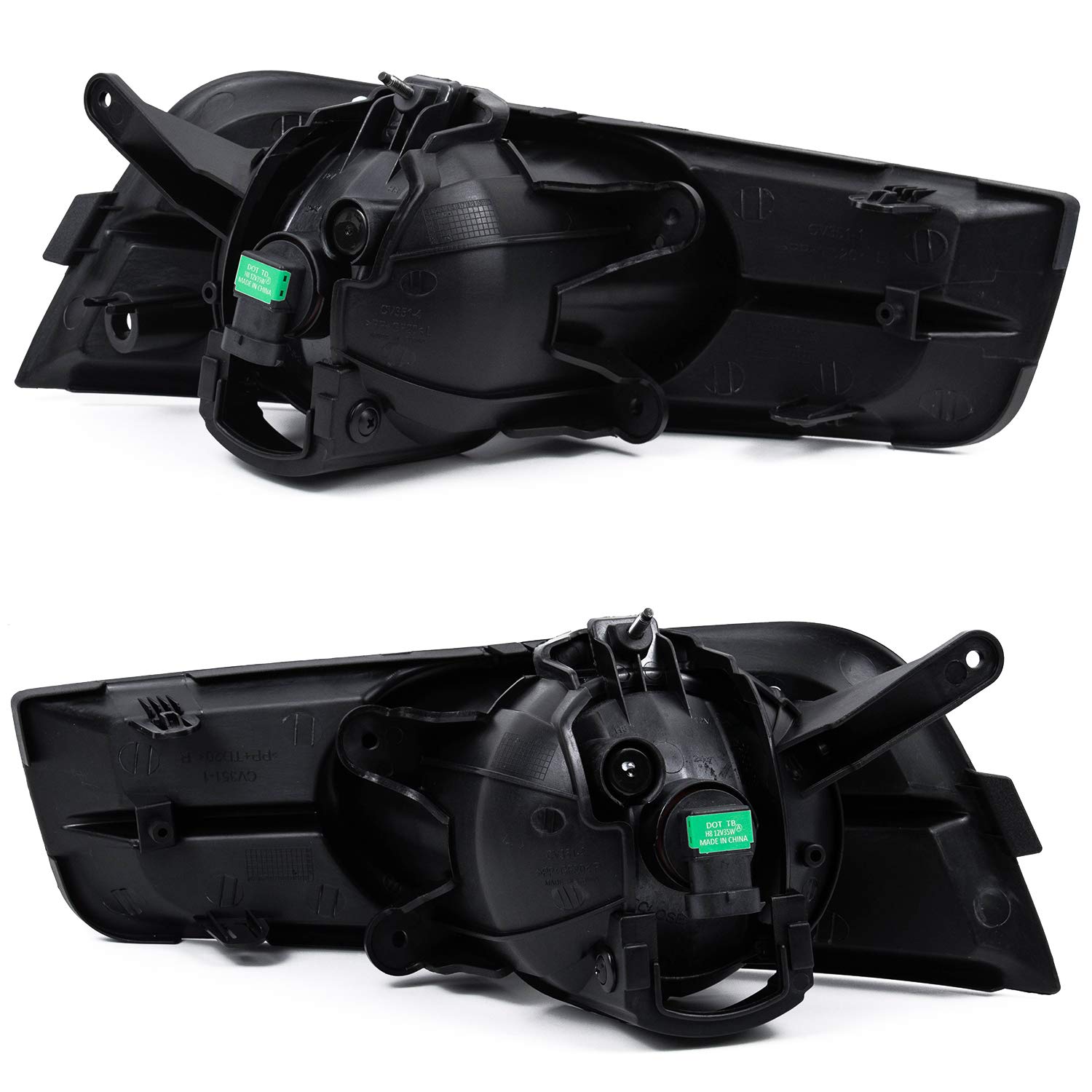 Cruze Fog Light 2009 2010-2012 - Rp Remarkable Power, Fl7128 Fit For 2010 2011 2012 Chrome Black Bezel Kits