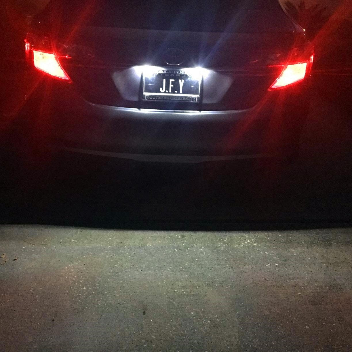 Alla Lighting Newest T10 Wedge 194 168 2825 W5W Led Bulbs, 6000K White License, Reverse, Trunk, Marker, Parking, Door, Map, Dome Lights Lamps, 360° Light 4014 18-Smd Super Bright 558 161 175