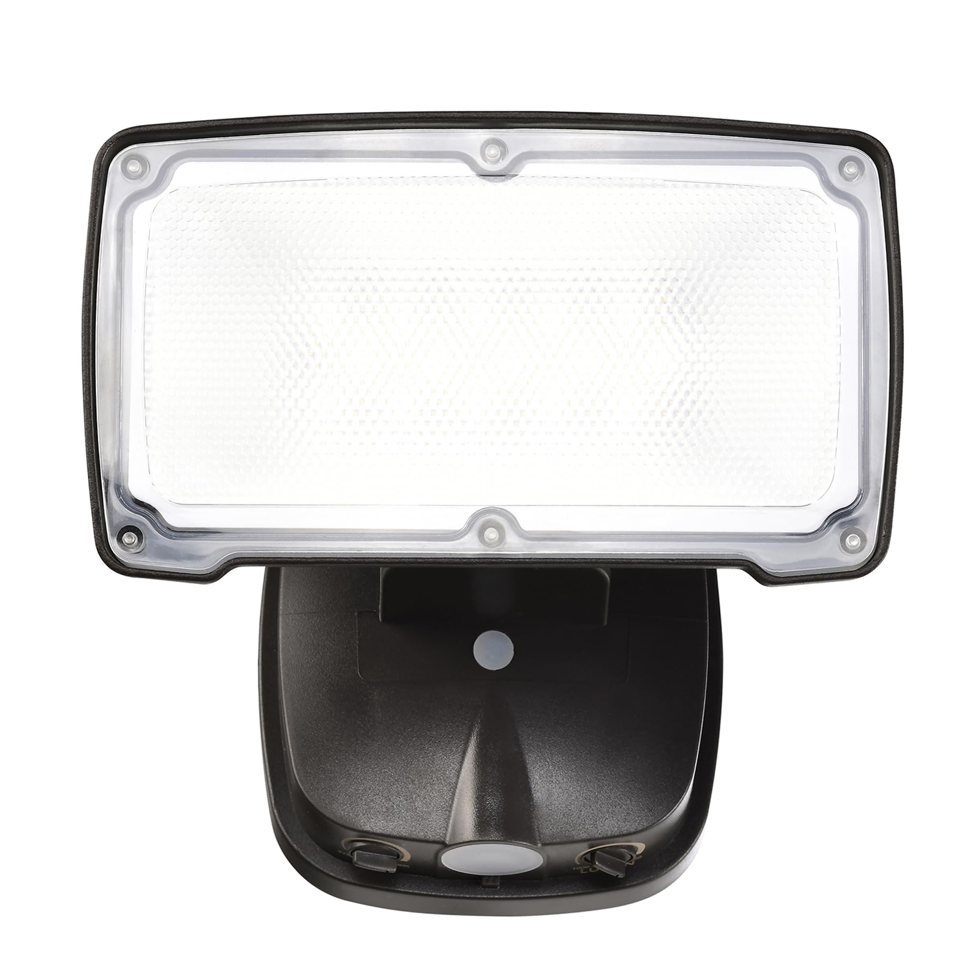 AWSENS 26W LED Flood Light Fixture, Dusk to Dawn Control, Water Resistant, Bronze, Model SL2181D-BZ