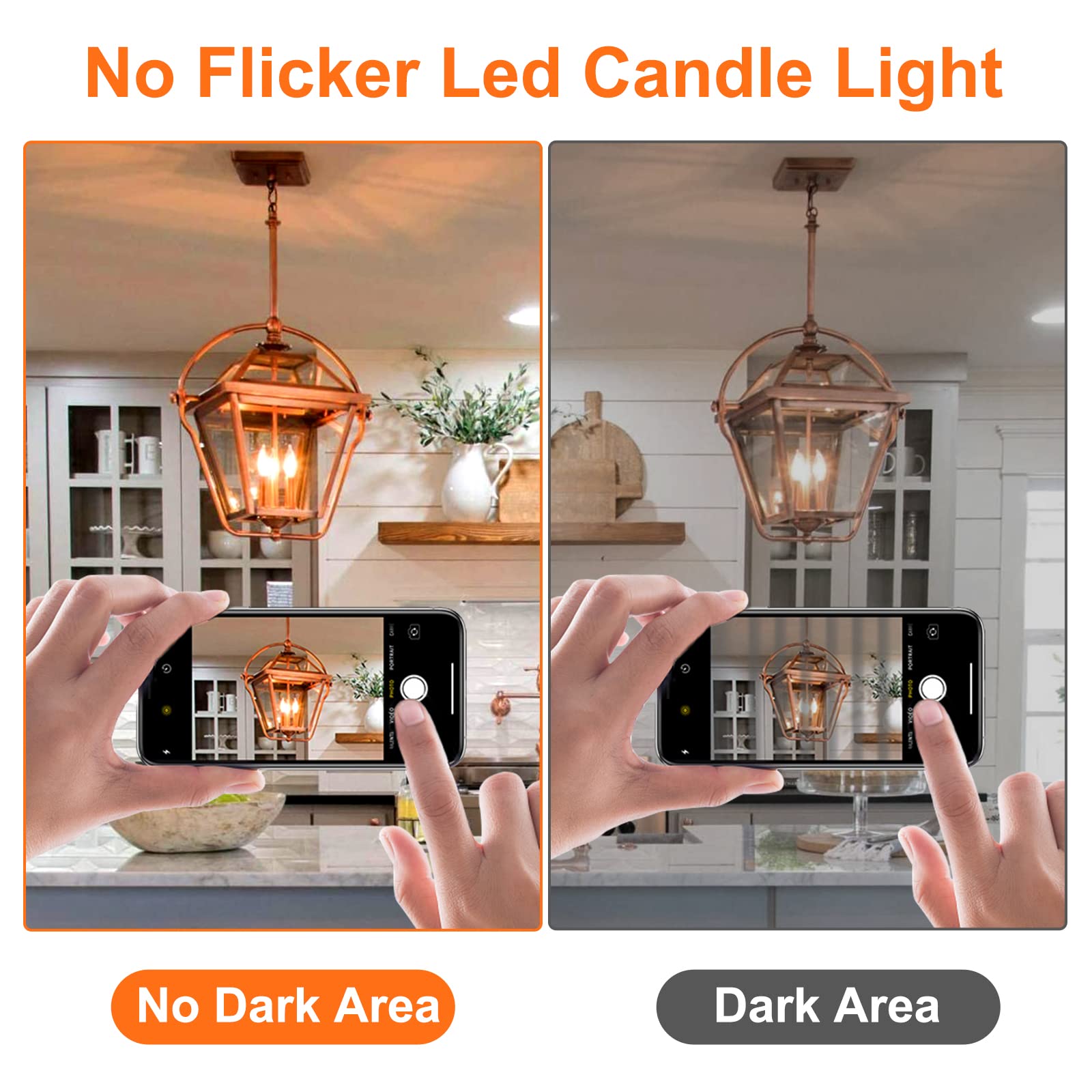 Dge 12X1.5 Watt Led Warm White Ceiling Fan Light Bulbs C32 Chandelier Light Bulbs Bright And Lasting 110 Lumen Bent Tip Light Bu
