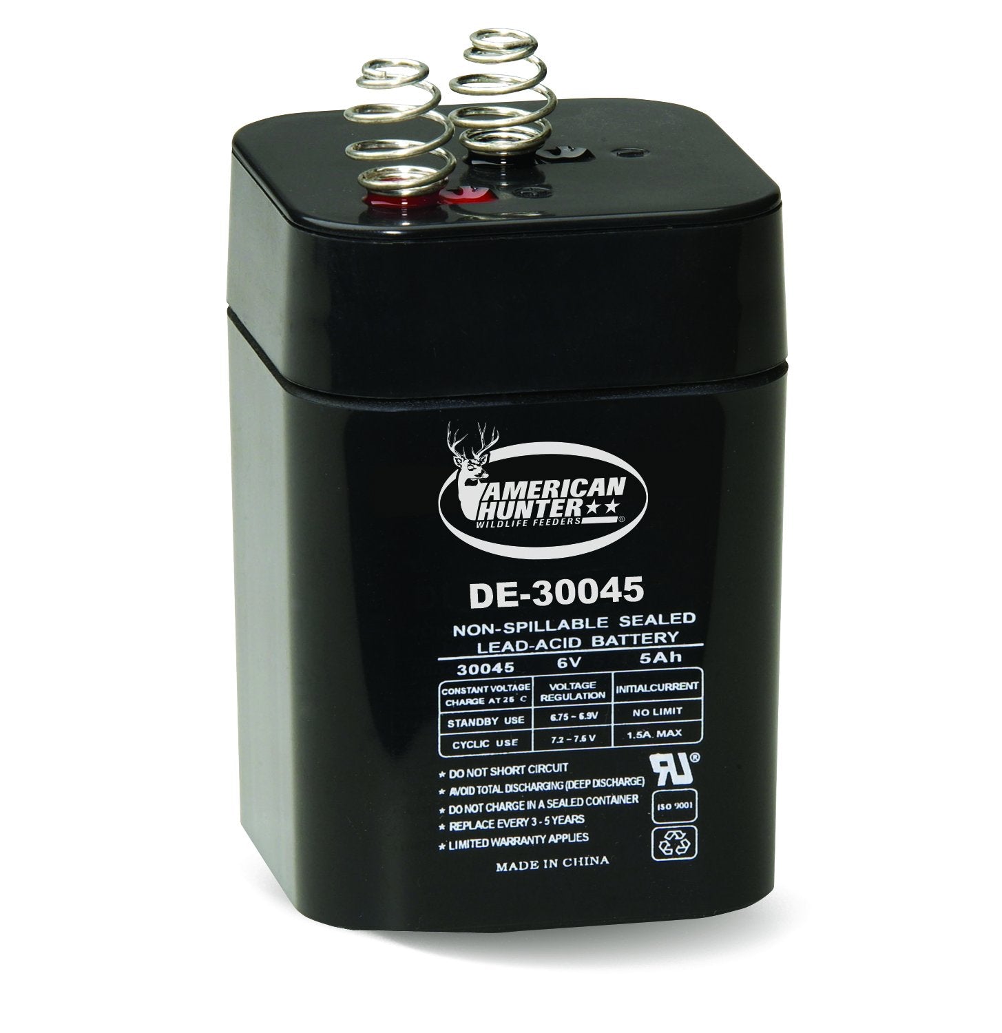 AMERICAN HUNTER GSM DE-30045 6V Rechargeable Lantern Battery