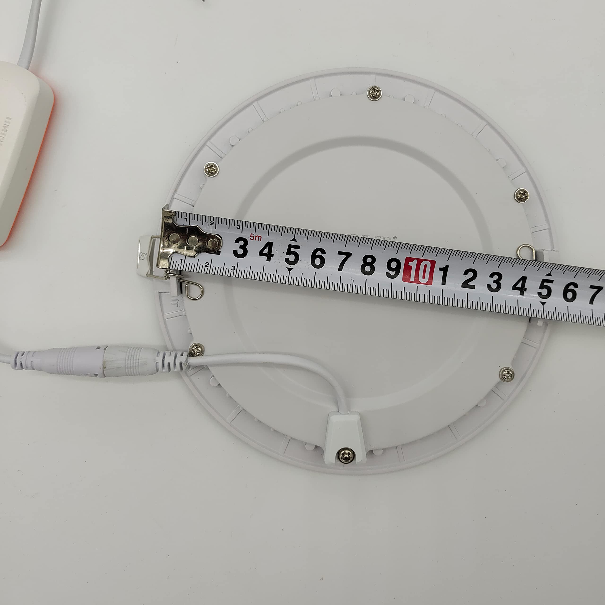 Hminled 6 Inch 12Watt Ultra-Thin Round Led Recessed Panel Light Lamp With Driver  100 Watt Incandescent Equivalent  6000K~6500K Cool White  Home  Office  Commercial Lighting Pack Of 10