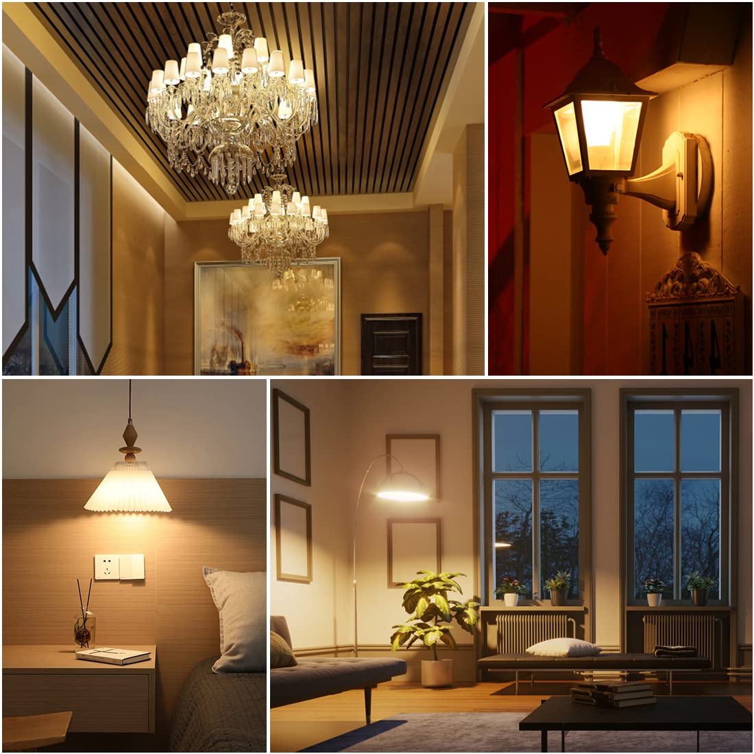 Ledera 150 Watt Led Bulb, Energy Saving 23W Warm White Bulb 3000K, 2500 Lumens A21 Led Bulb 150W-200W, No-Flikcer E26 Medium Bas