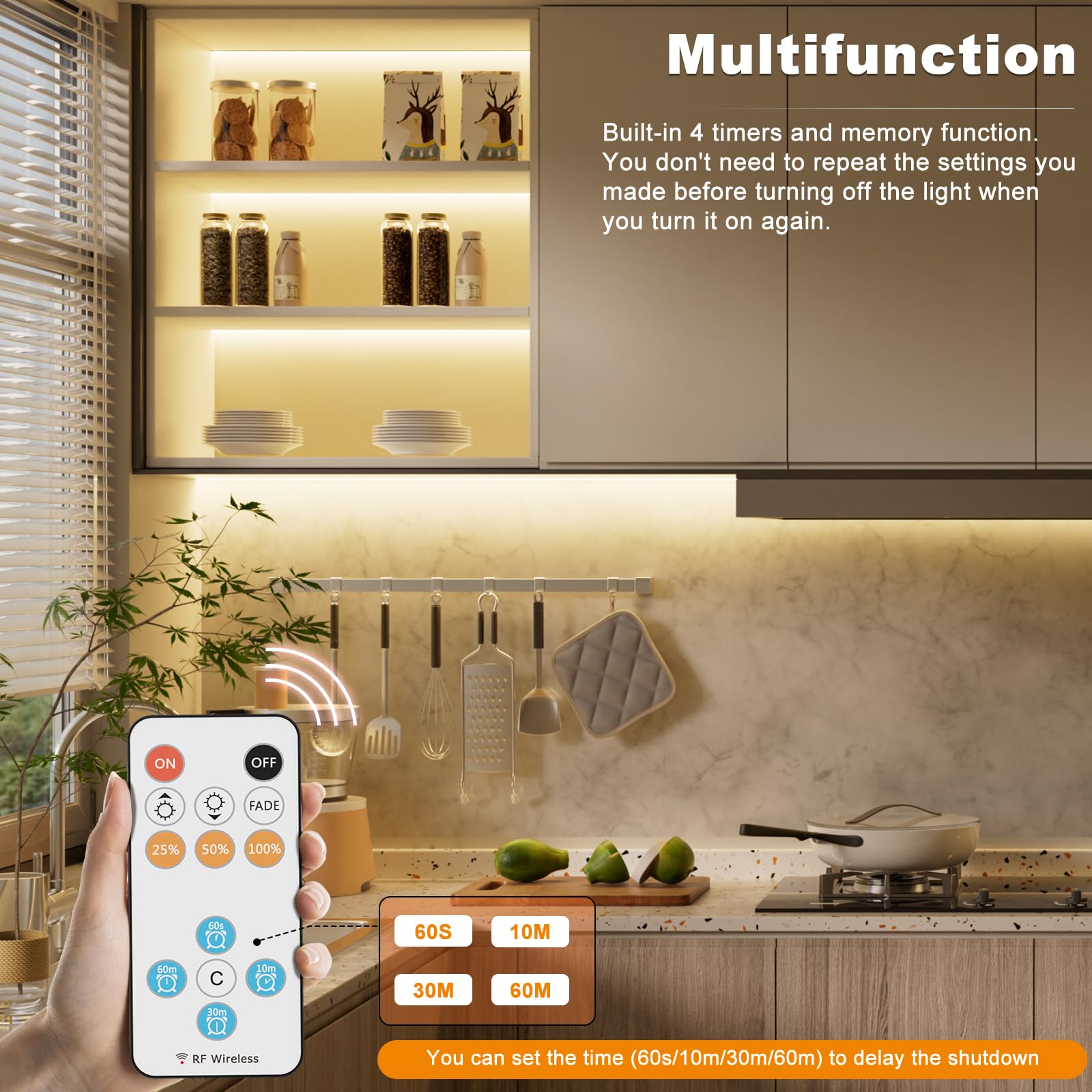 Pautix Cob Led Strip Light 16.4Ft/5M 2400Leds Warm White 3000K,Cri93+ Super Bright High Lumen,Dimmable 24V Flexible Led Tape Lig