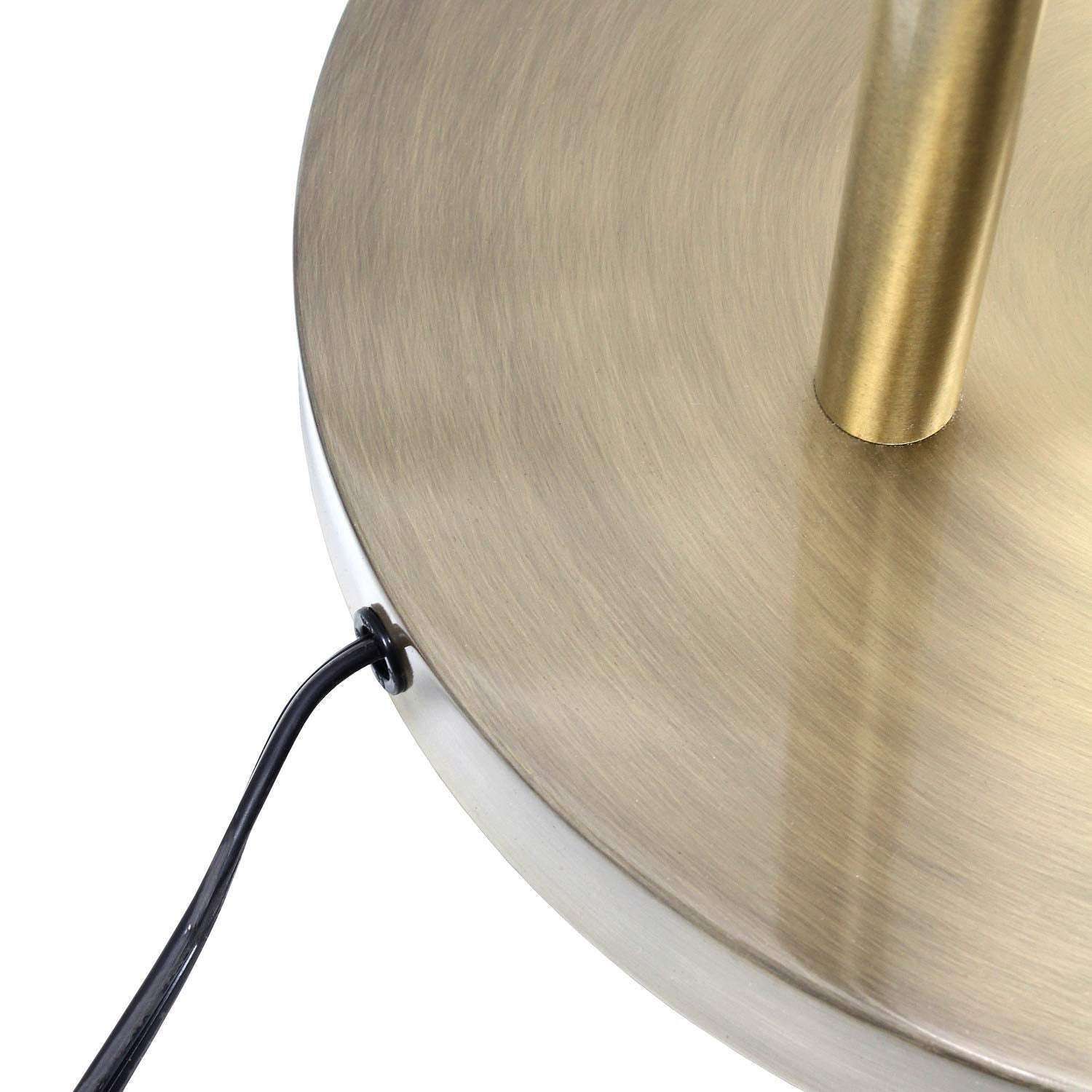 Lalia Home Barnlitt 64-Inch Antique Brass Floor Lamp With Round Cage Shade (Lhf-5022-Ab)