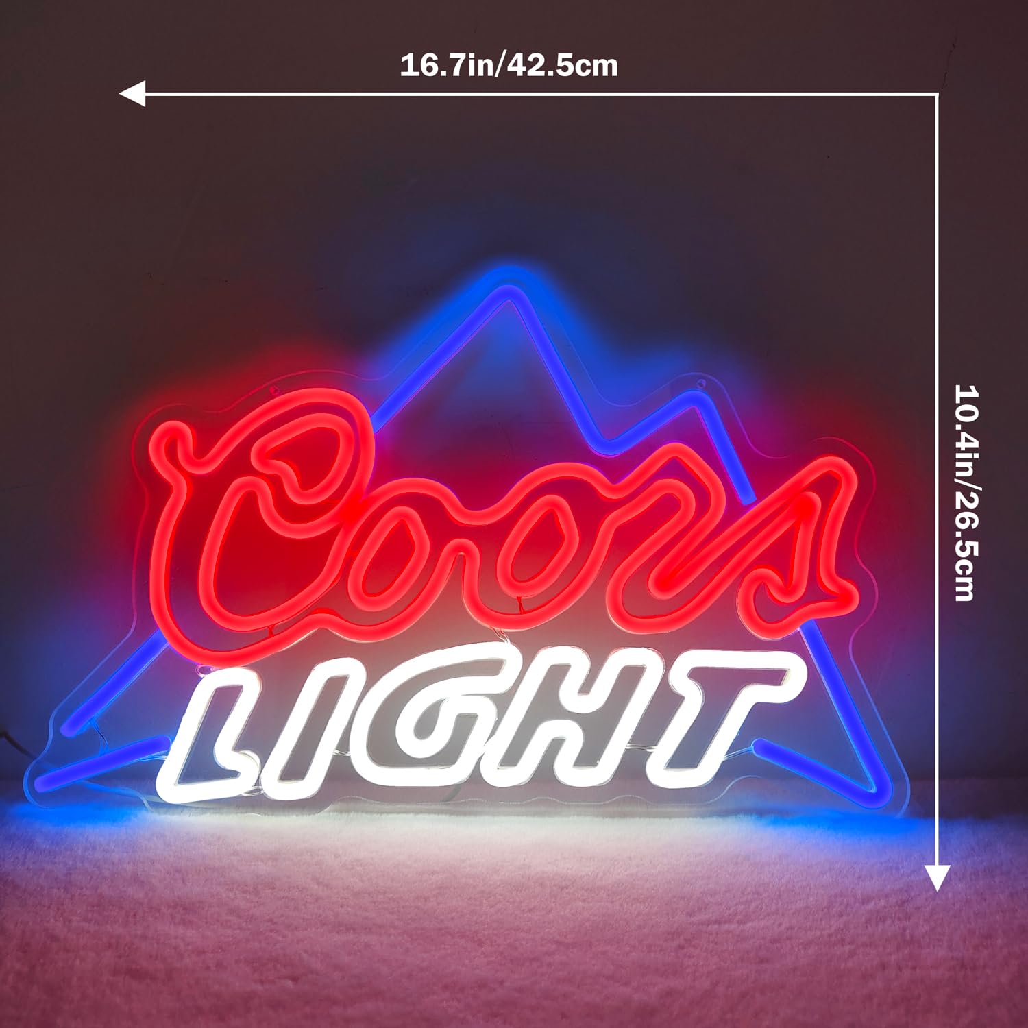 Jianjung Beer Neon Signs For Wall Dimmable Neon Light Up Sign Beer Led Lights Signs For Man Cave Pub Party Neon Bar Sign For Home Bar Wall Decor Gifts