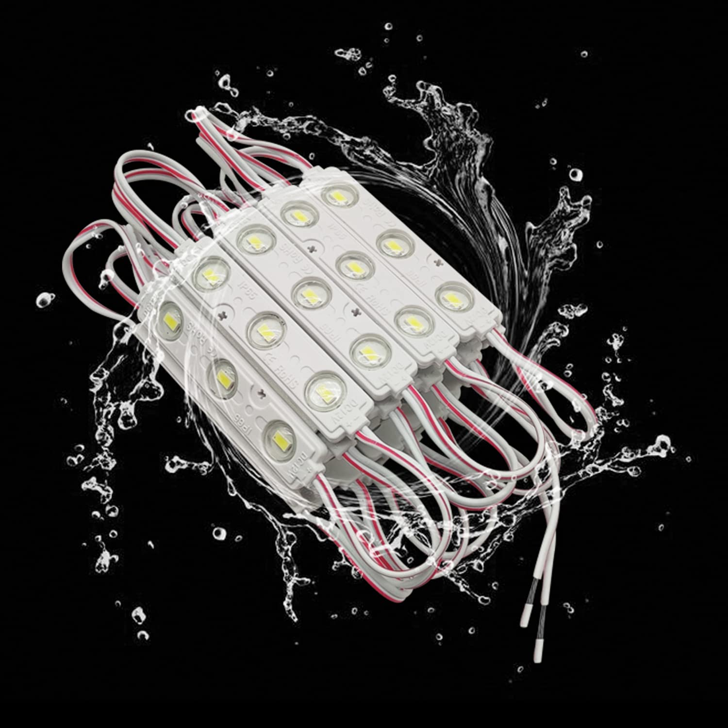 Aooyuanke 10Pcs Led Module White Light 5 Ft Waterproof Smd 5730 For Signs & Advertising