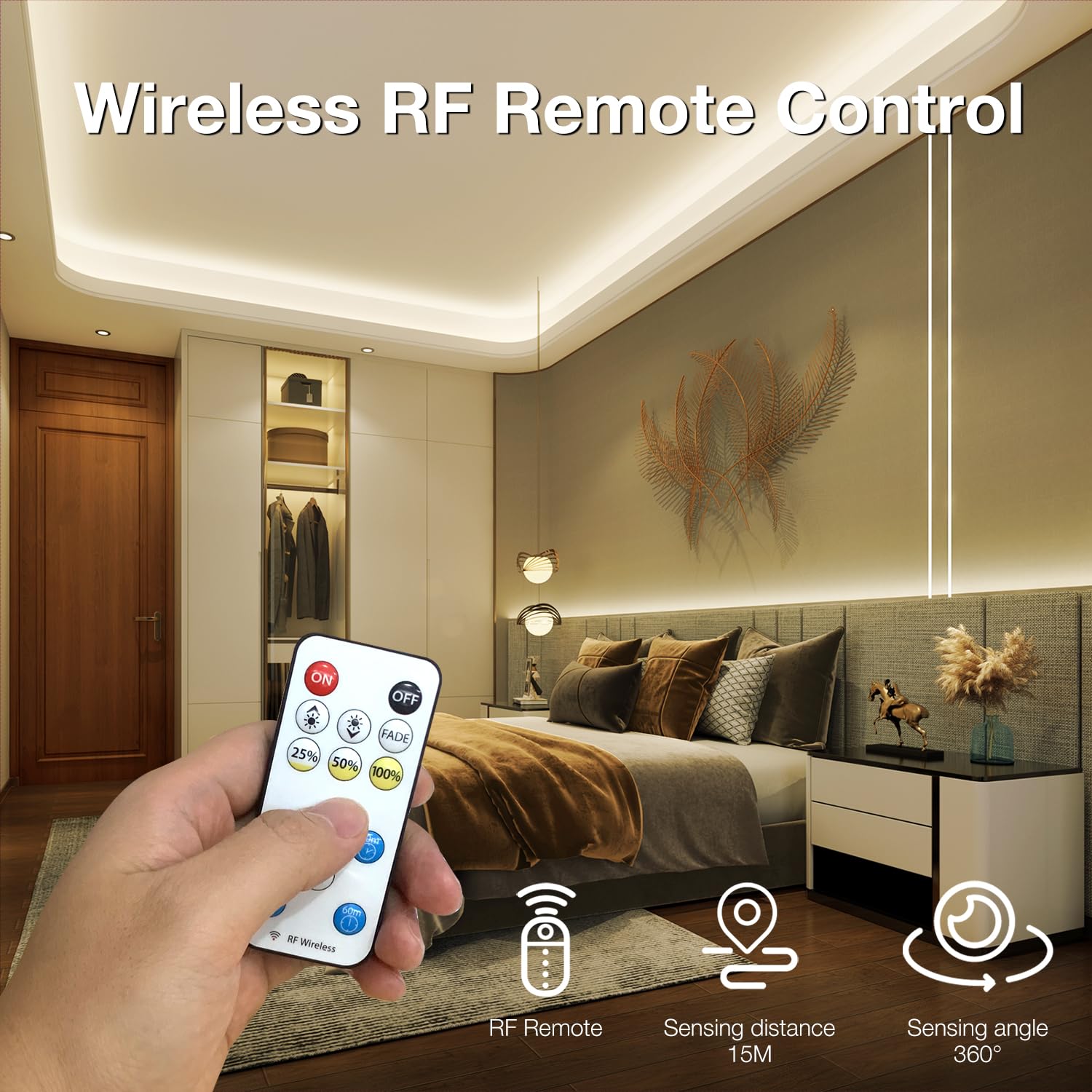 Daybetter Cob Led Strip Lights With Remote, App Control,32.8Ft 4000K Dimmable Ultra Bright Natural White Cob Light Strip, Cob Le