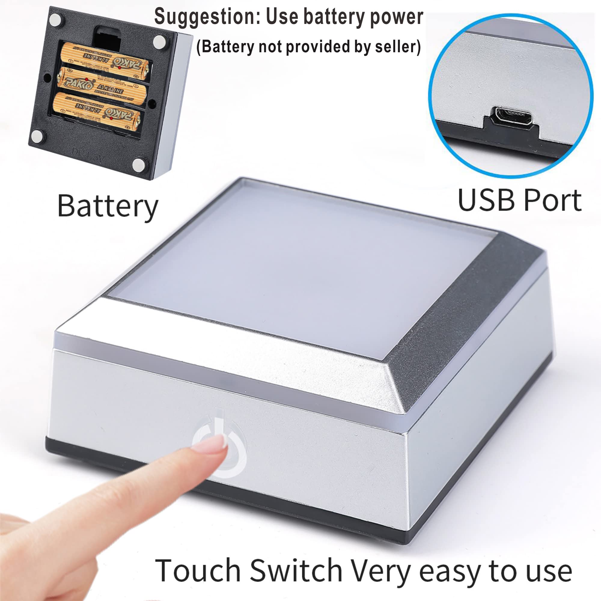 Bahujida I Love You 3D Ring Rose Crystal With Led Color Night Light, Valentine'S Day Mothers Daygifts For Wife Mom Women Her,Uni