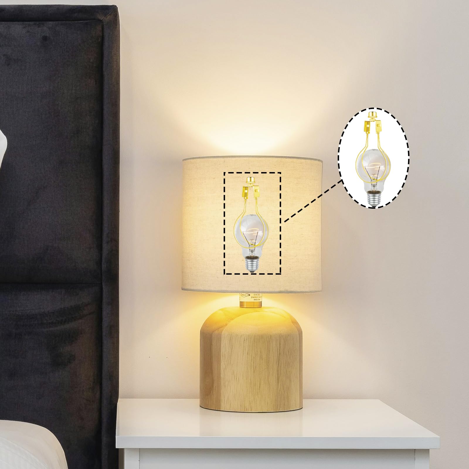 Oxdfk Lamp Shade Adapter Kit - Gold Clip-On With Finial & Levellers, Model Oxdfk