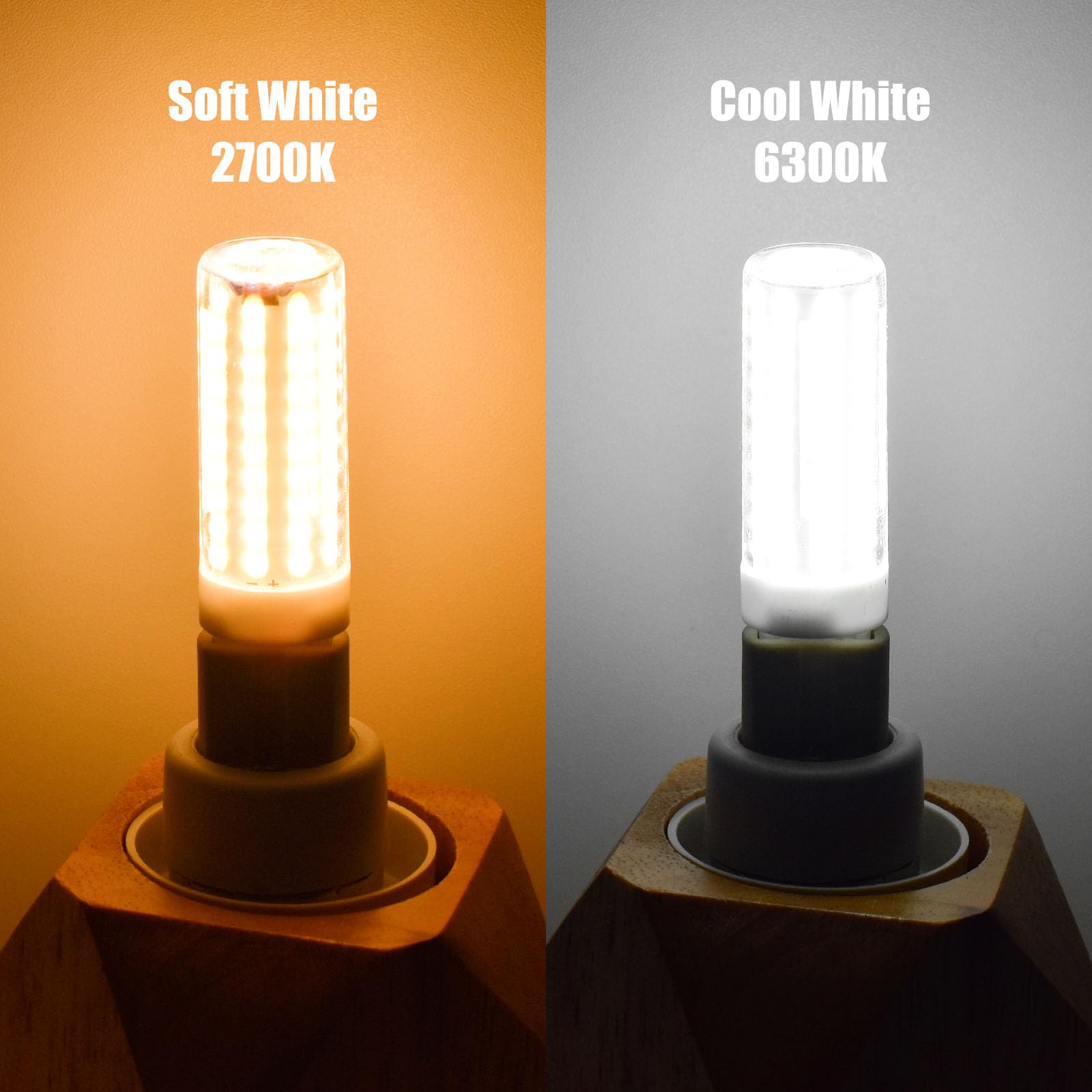 Tzhilan G9 Led Bulb Dimmable 60W 80W Halogen Equivalent, 2700K Soft Warm White 700Lm, Ac120V No-Flicker, Chandelier Pendant Wall