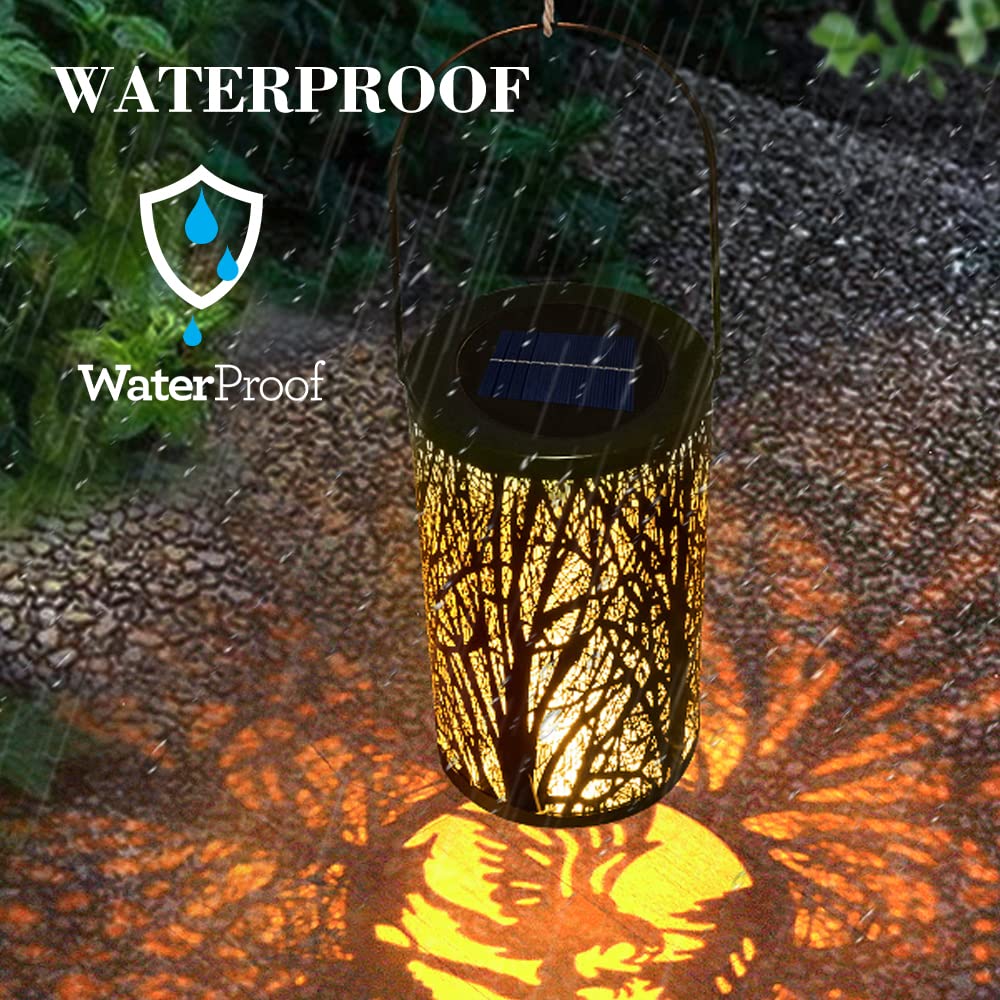 AQEENURA Replacement Solar Lantern Parts - Waterproof Accessories, 8CM/3.14 Inch, Black, Model AQ111 (2PCS)