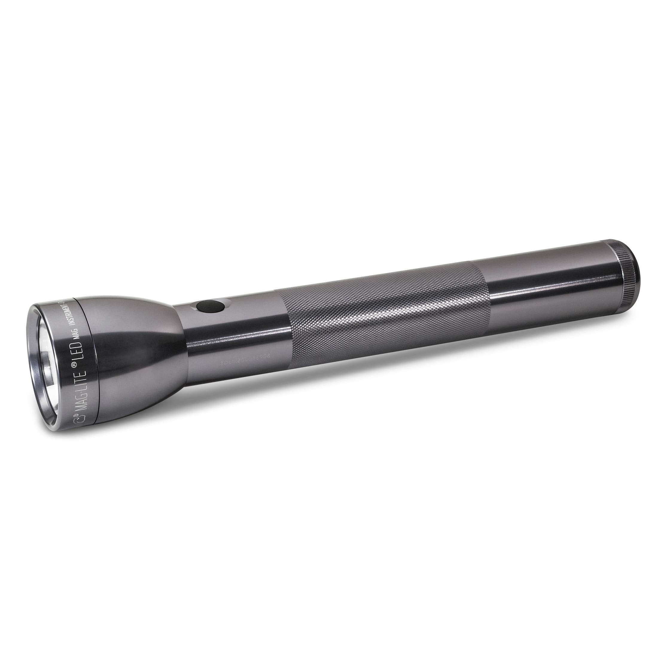 MagLite ML300L LED Flashlight - 3-Cell D, Aluminum, Gray, Black