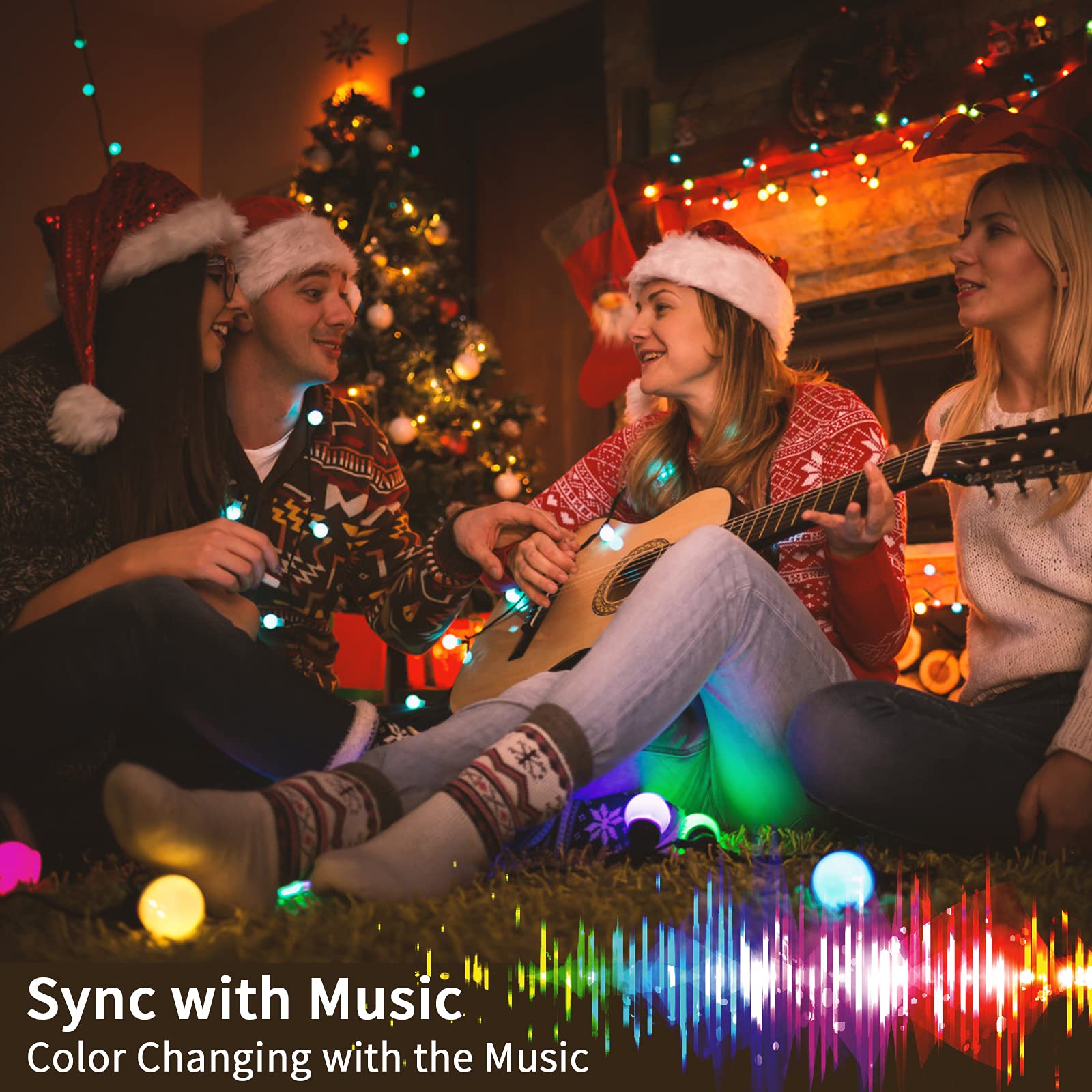 Lurious Smart Multicolor Changing Christmas Lights  262Ft 800 Rgb Leds Wifi App Control Fairy Light Rgb Dimmable Christmas Tree Lights Compatible With Alexa Ip65 Waterproof(2.4Ghz)