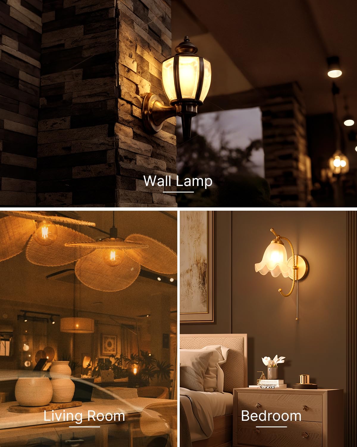 Flsnt 6 Pack G25 Led Globe Edison Bulbs For Bedroom And Living Room, 2200K Warm White, Cri90+ Dimmable, 40W Equivalent, 400Lm, E